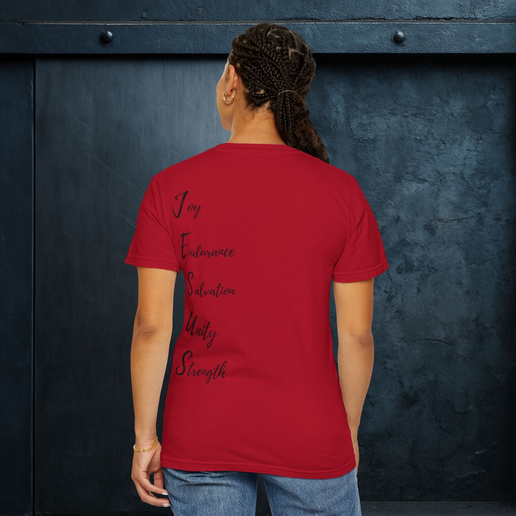 Forged By God Tee - J.E.S.U.S