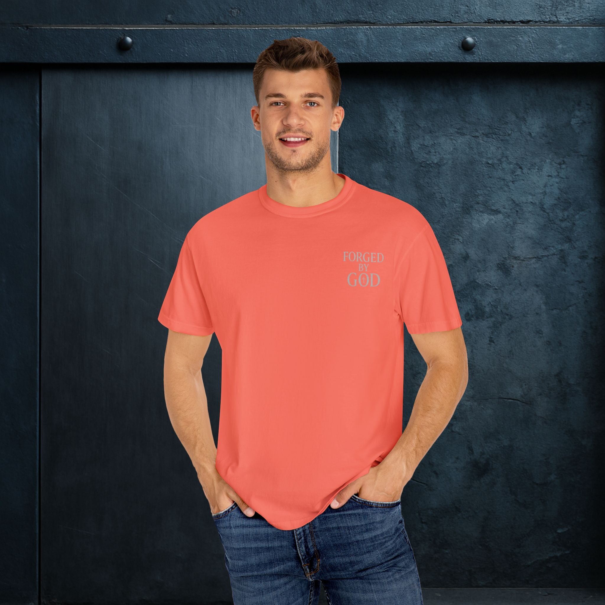 Forged By God Tee - J.E.S.U.S