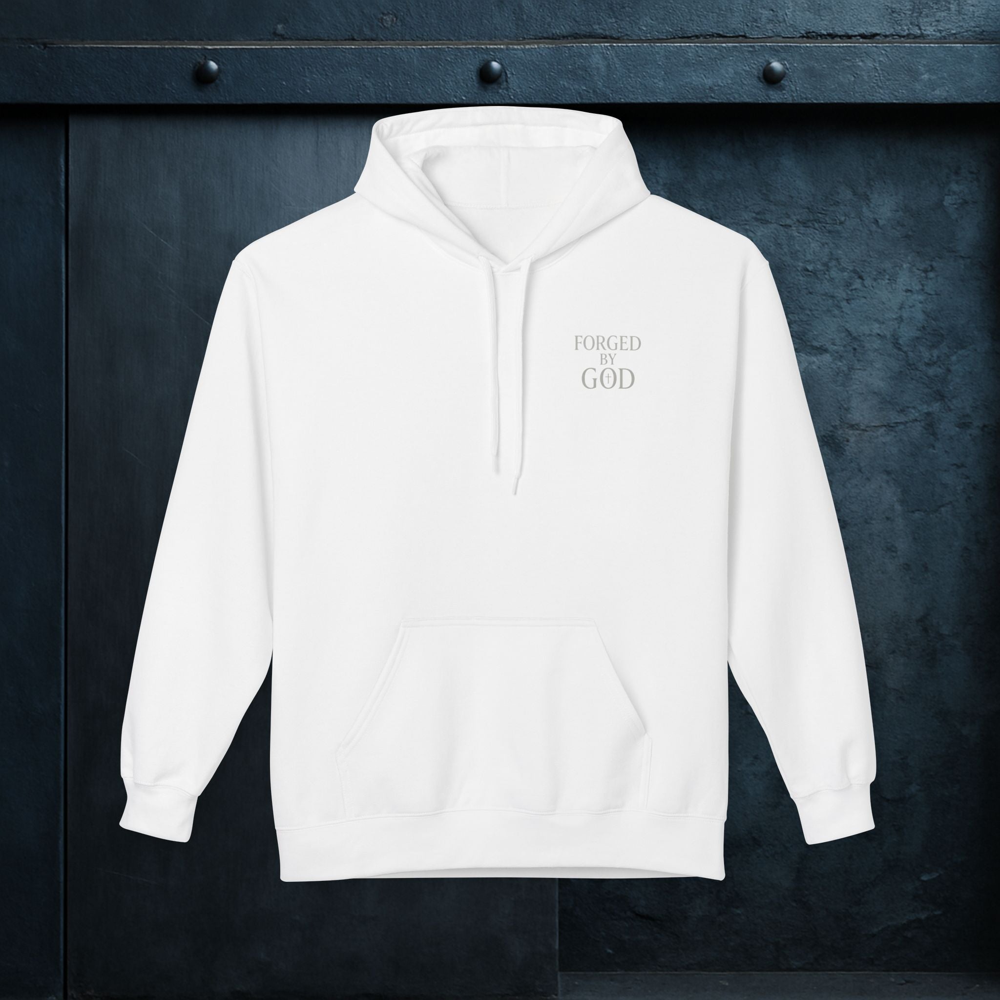Forged By God Hoodie - He Forged Us