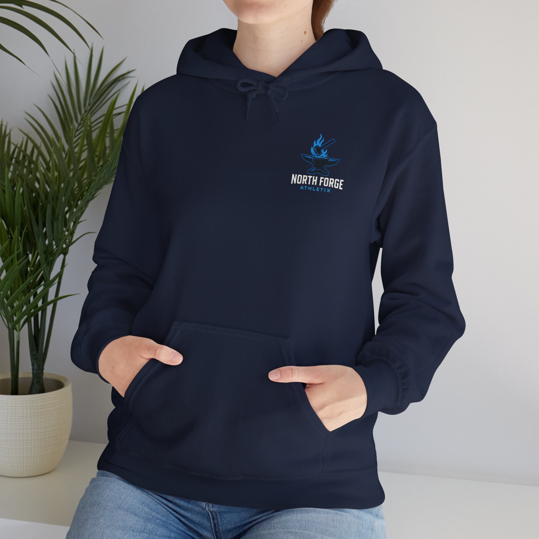 North Forge Athletix Hoodie – Cozy Gym Wear & Fitness Gift for Athletes