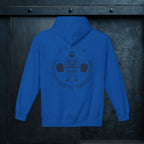 Forged By God Hoodie - Jesus The Ultimate Deadlifter