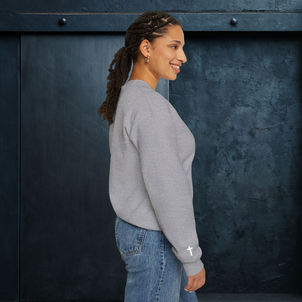 Forged By God Embroidered Sweatshirt - Do Not Be Afraid