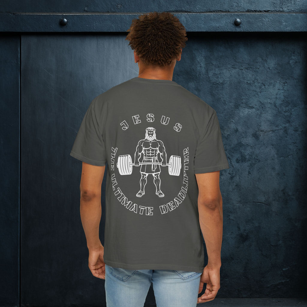 Forged By God Tee - Jesus The Ultimate Deadlifter