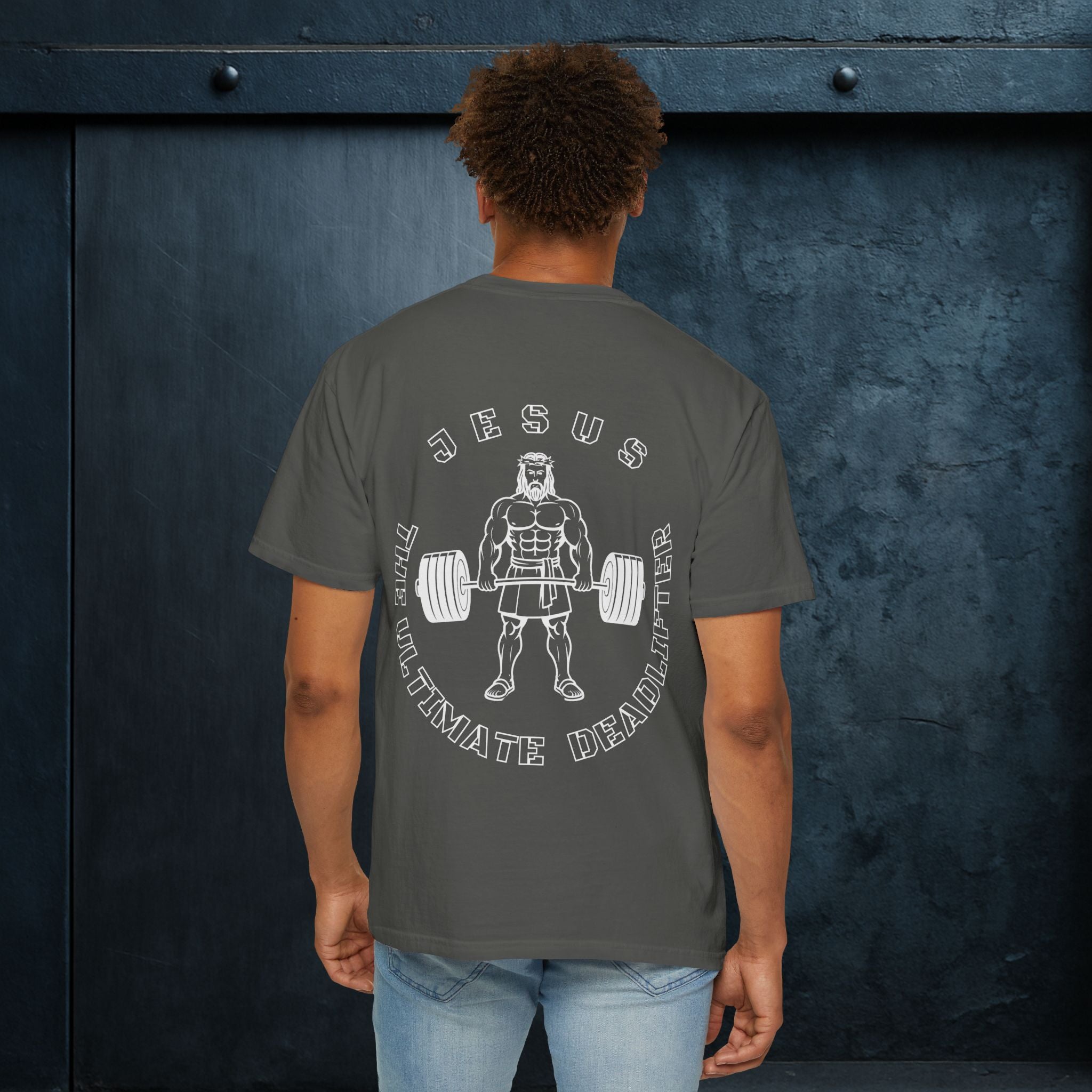 Forged By God Tee - Jesus The Ultimate Deadlifter