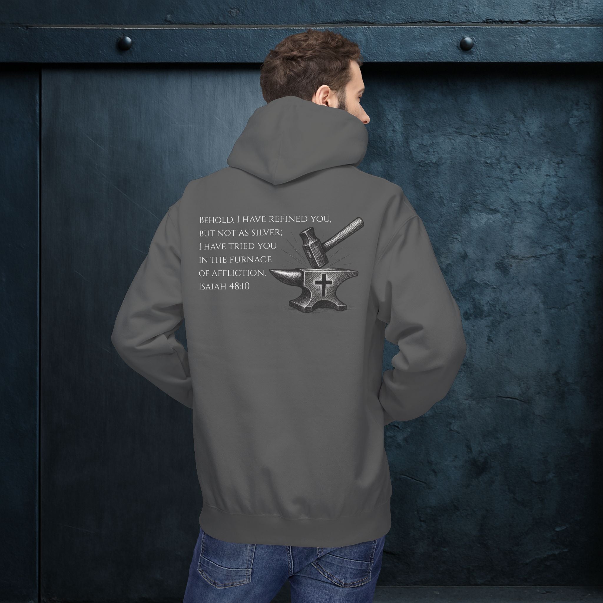 Forged By God Hoodie - He Forged Us