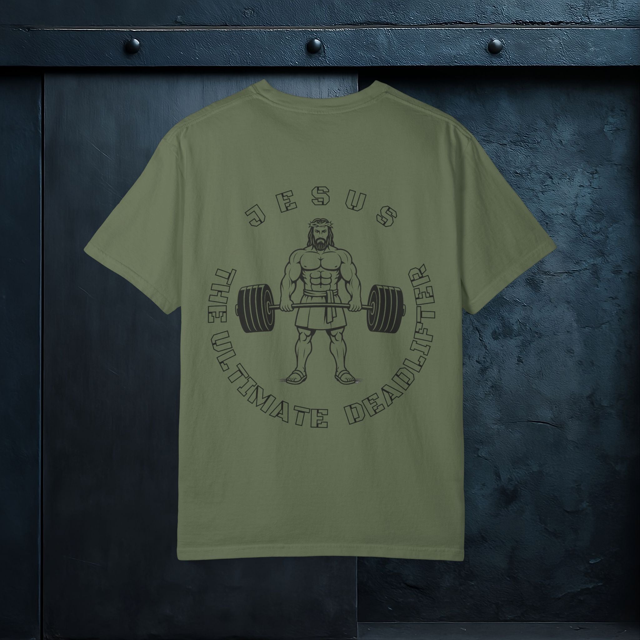 Forged By God Tee - Jesus The Ultimate Deadlifter