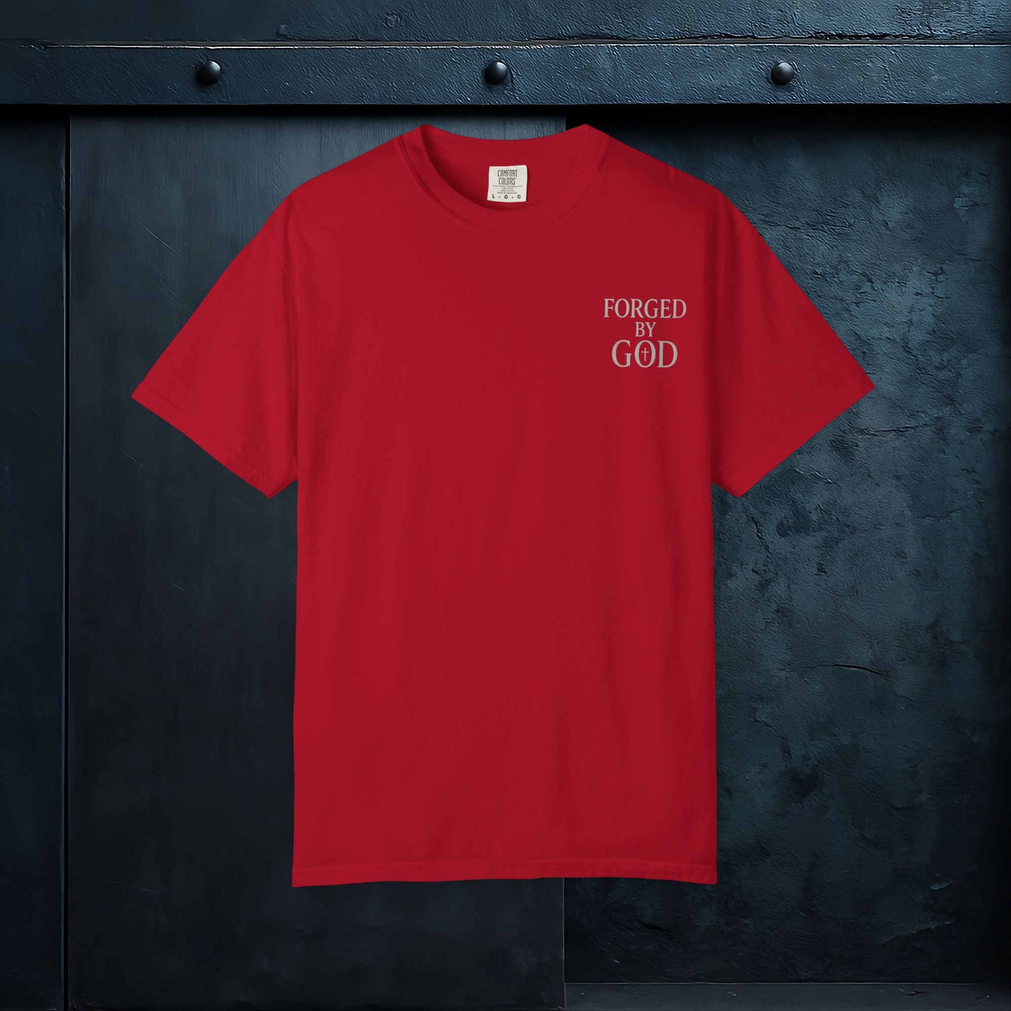 Forged By God Tee - J.E.S.U.S