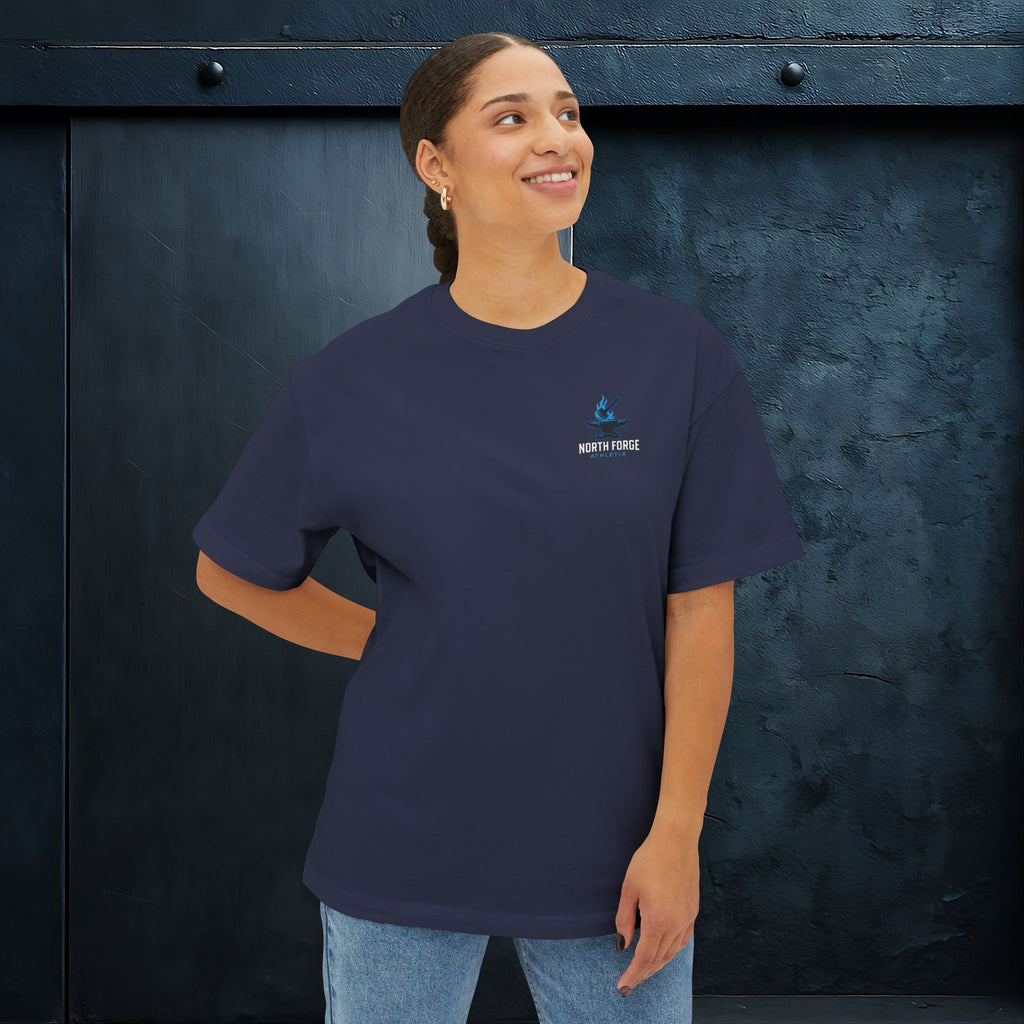 North Forge Athletix Graphic Oversized T-Shirt - Sports & Casual Tee