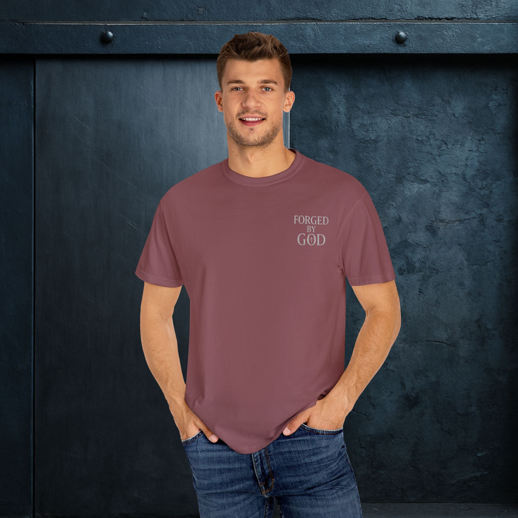 Forged By God Tee - Jesus The Ultimate Deadlifter