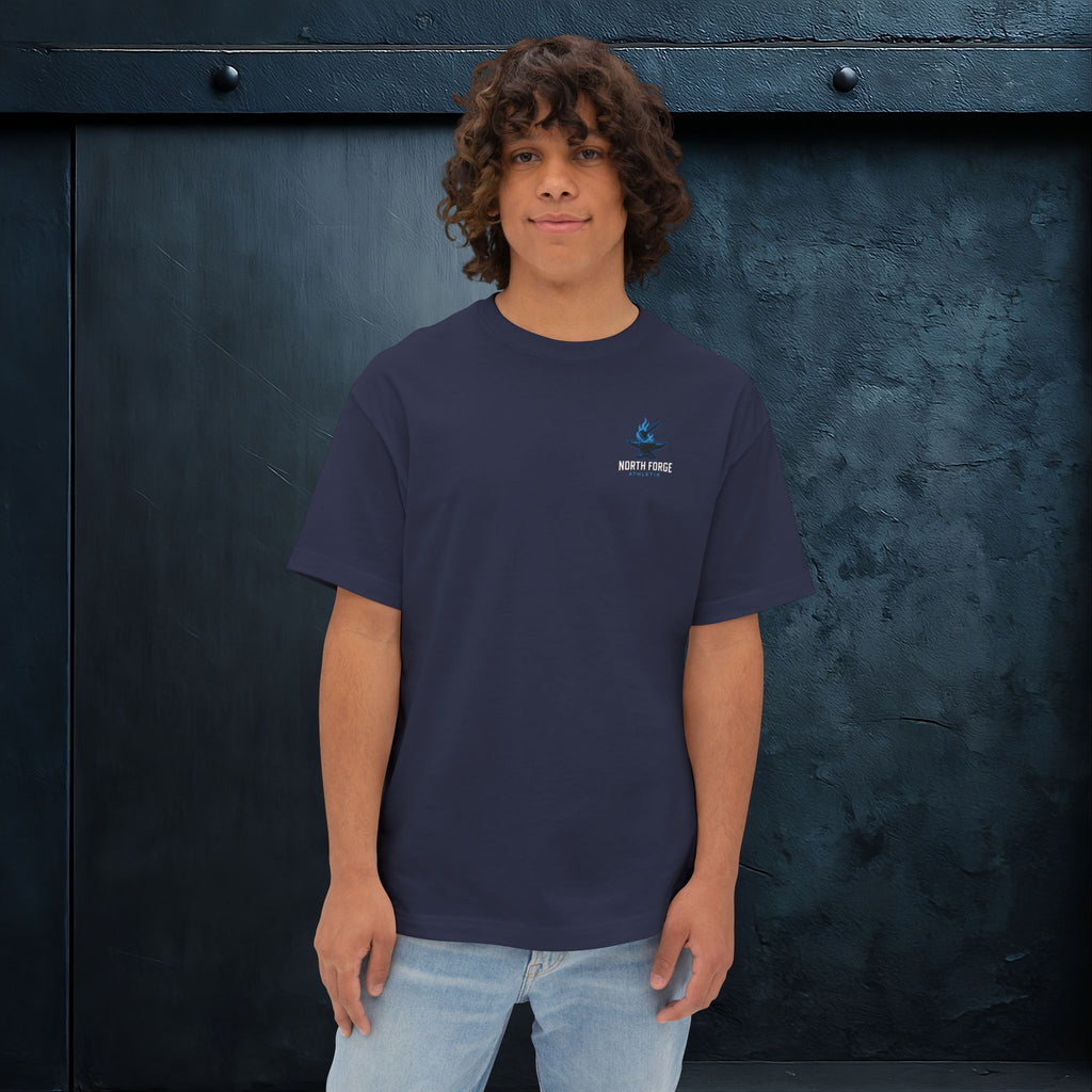 North Forge Athletix Graphic Oversized T-Shirt - Sports & Casual Tee