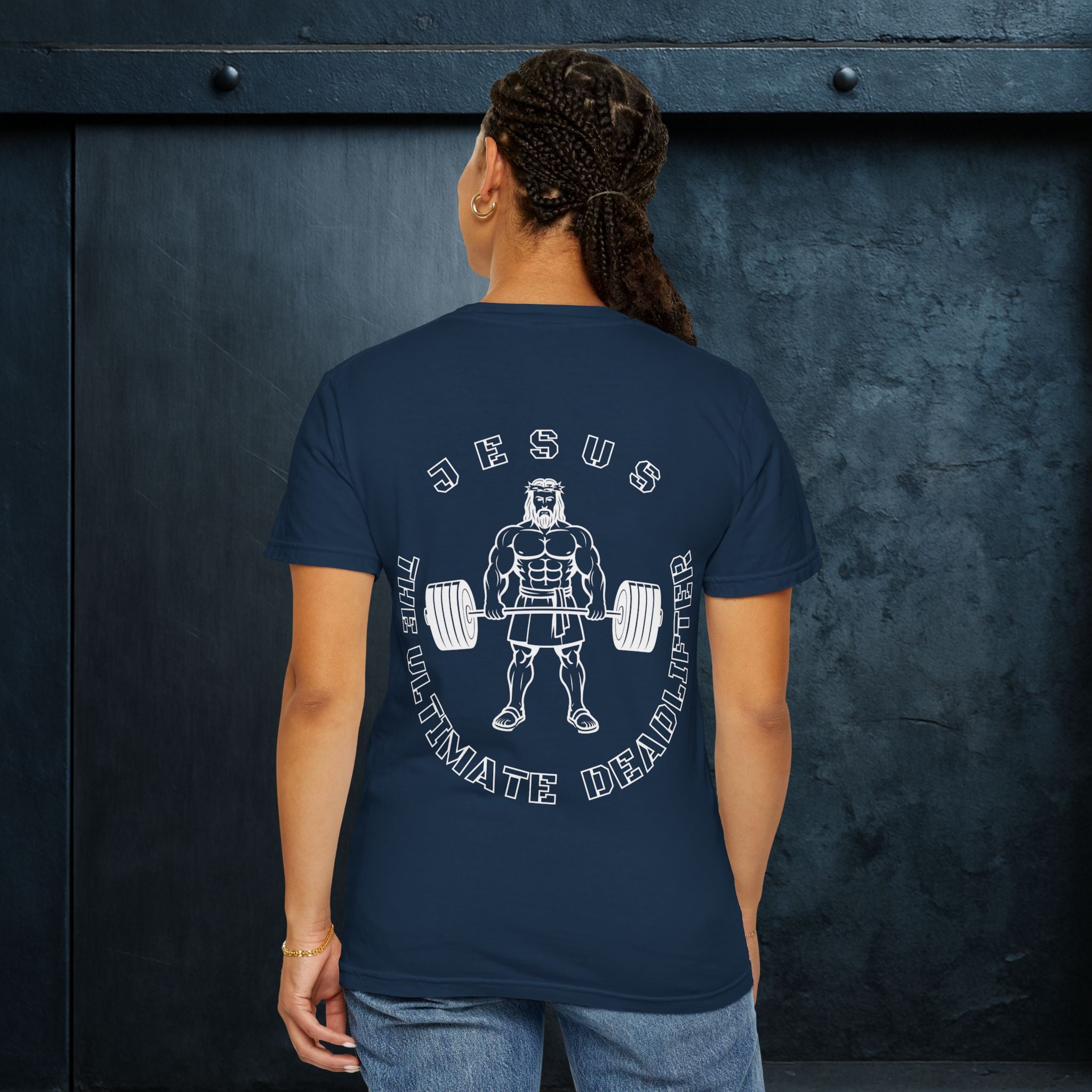 Forged By God Tee - Jesus The Ultimate Deadlifter