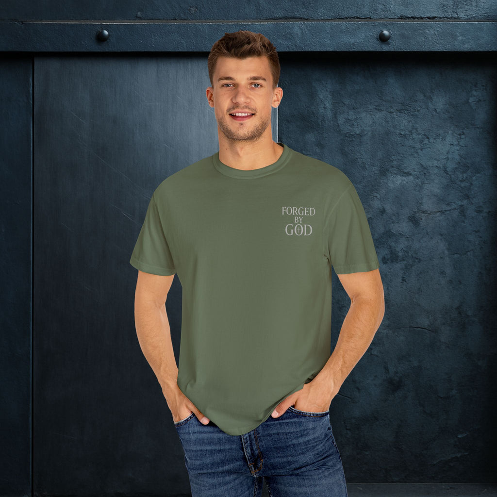 Forged By God Tee - Jesus The Ultimate Deadlifter