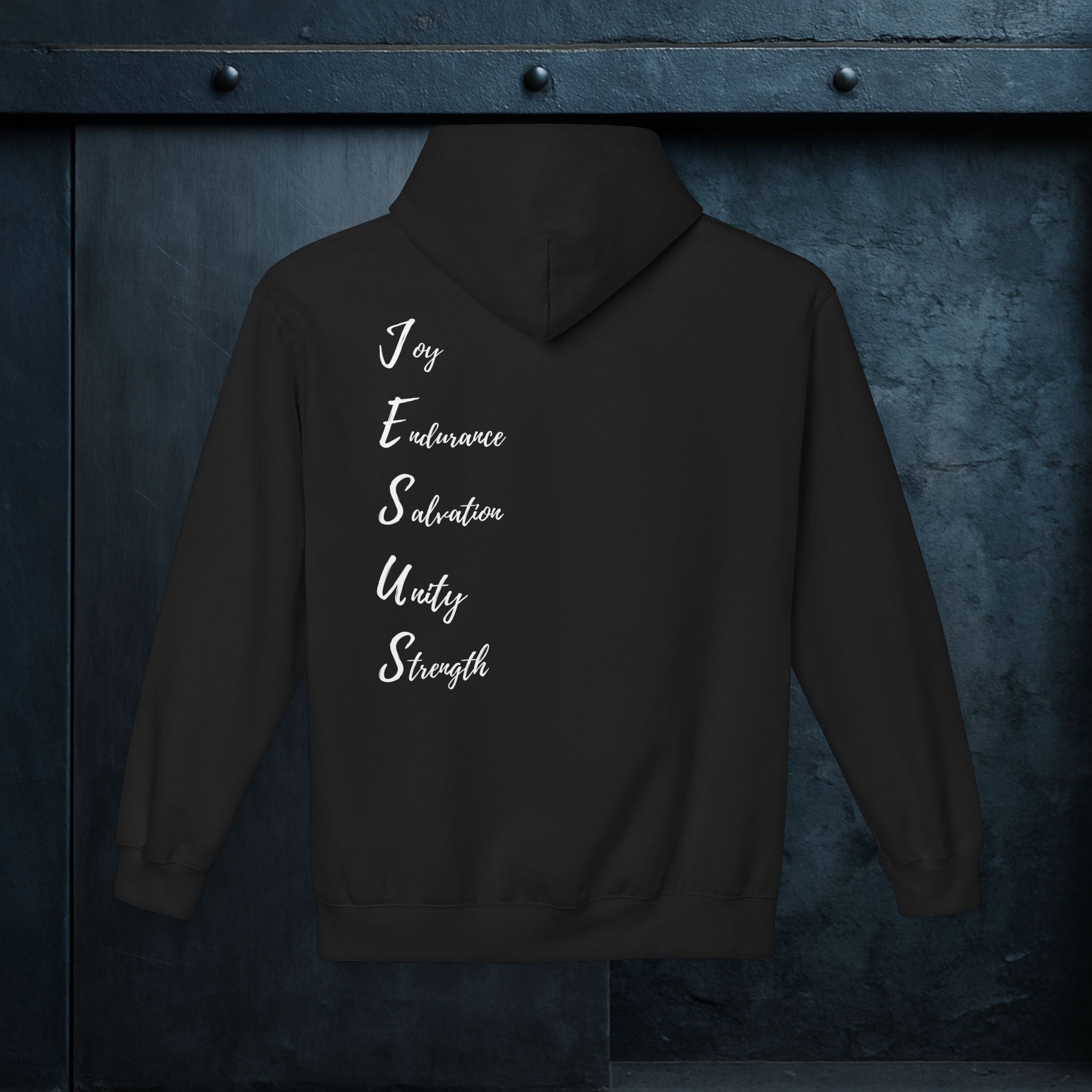 Forged By God Hoodie - J.E.S.U.S