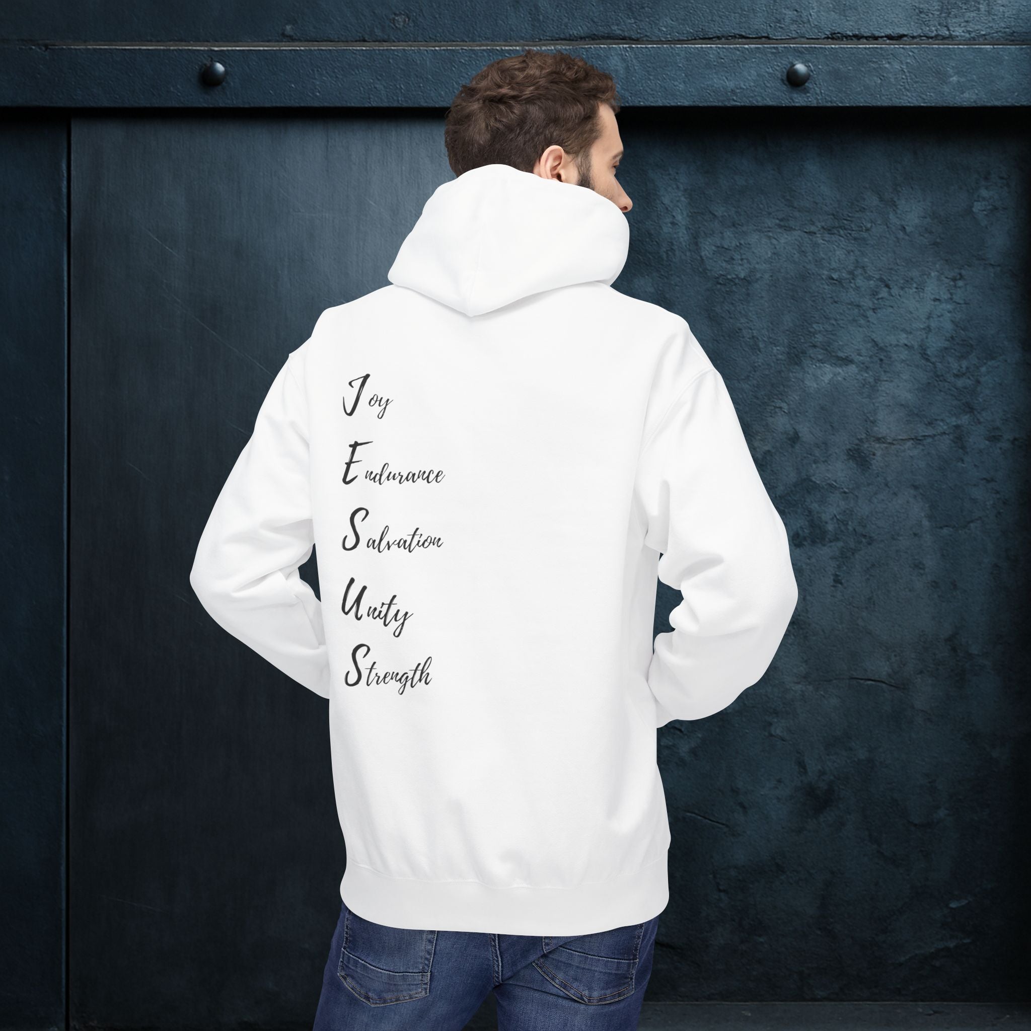 Forged By God Hoodie - J.E.S.U.S