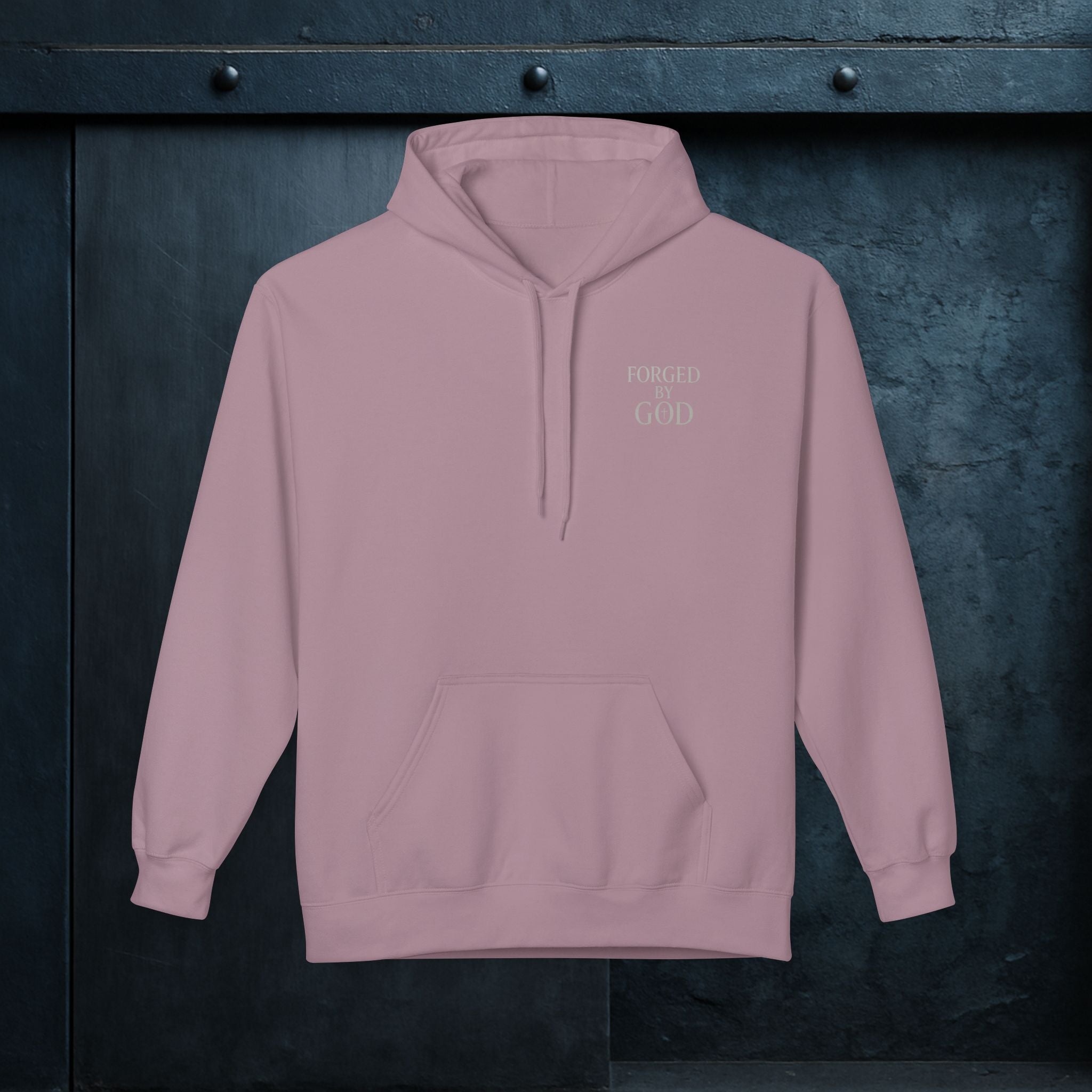 Forged By God Hoodie - Jesus The Ultimate Deadlifter