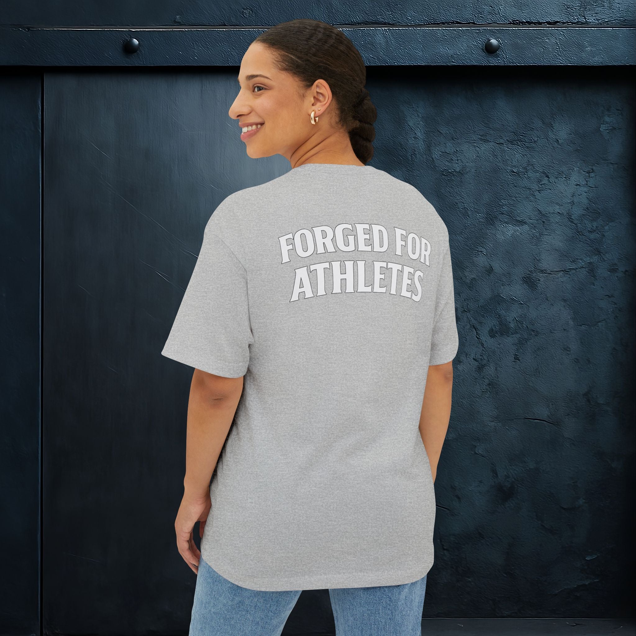 North Forge Athletix Graphic Oversized T-Shirt - Sports & Casual Tee