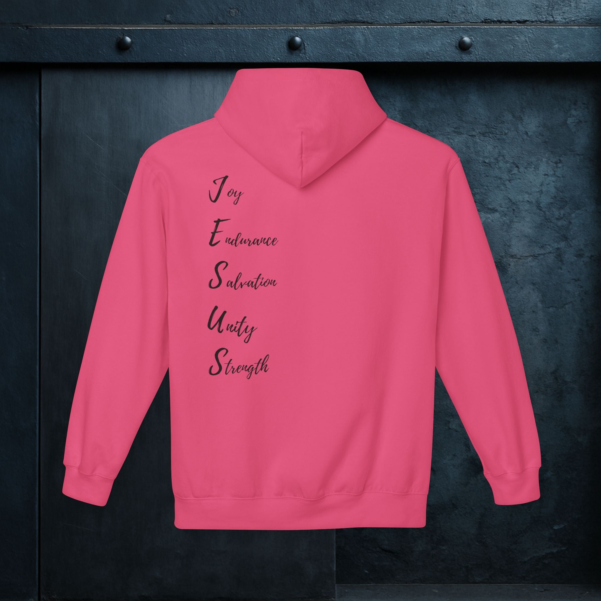 Forged By God Hoodie - J.E.S.U.S