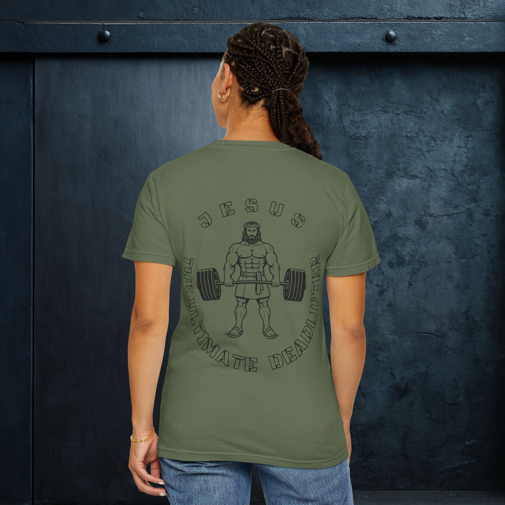 Forged By God Tee - Jesus The Ultimate Deadlifter