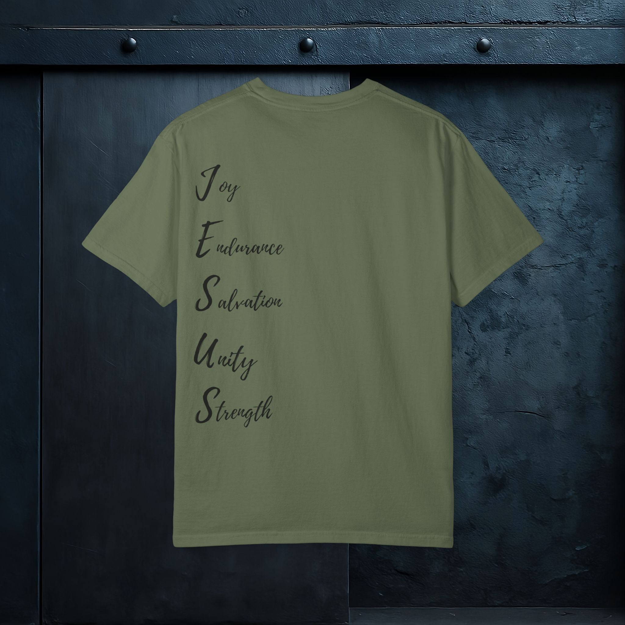 Forged By God Tee - J.E.S.U.S