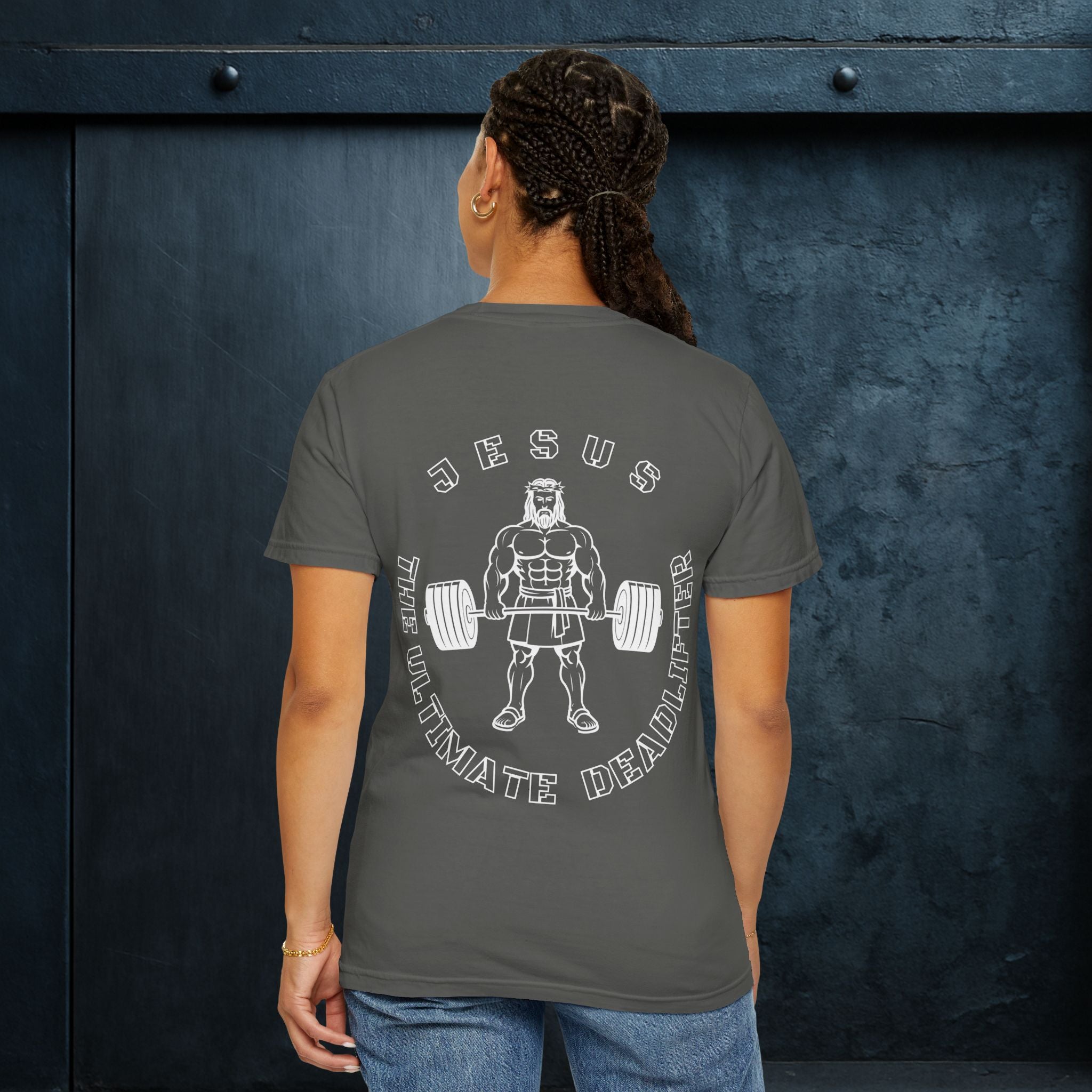 Forged By God Tee - Jesus The Ultimate Deadlifter