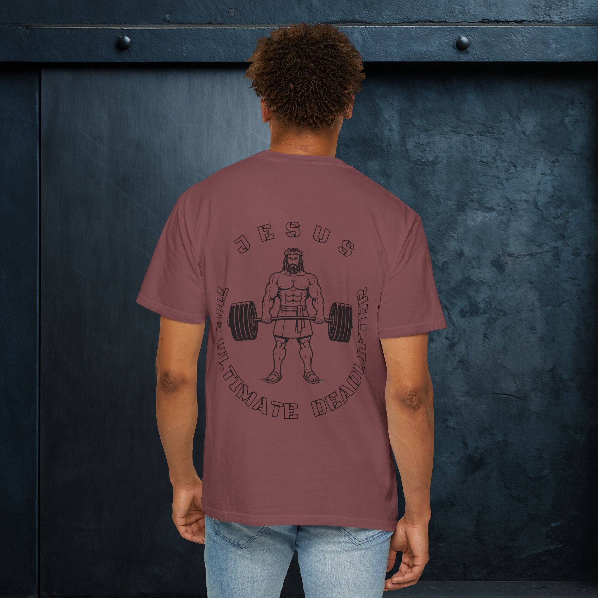 Forged By God Tee - Jesus The Ultimate Deadlifter