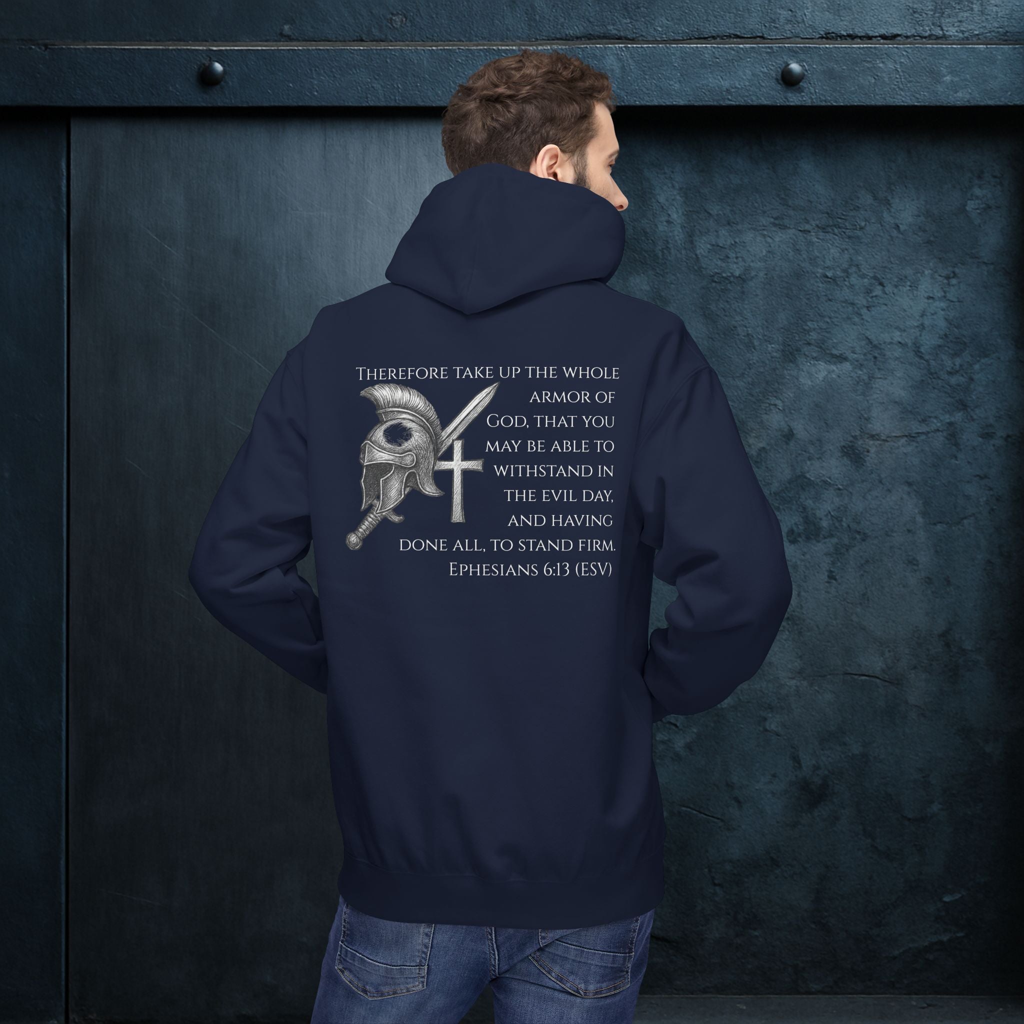 Forged By God Hoodie - Armor of God