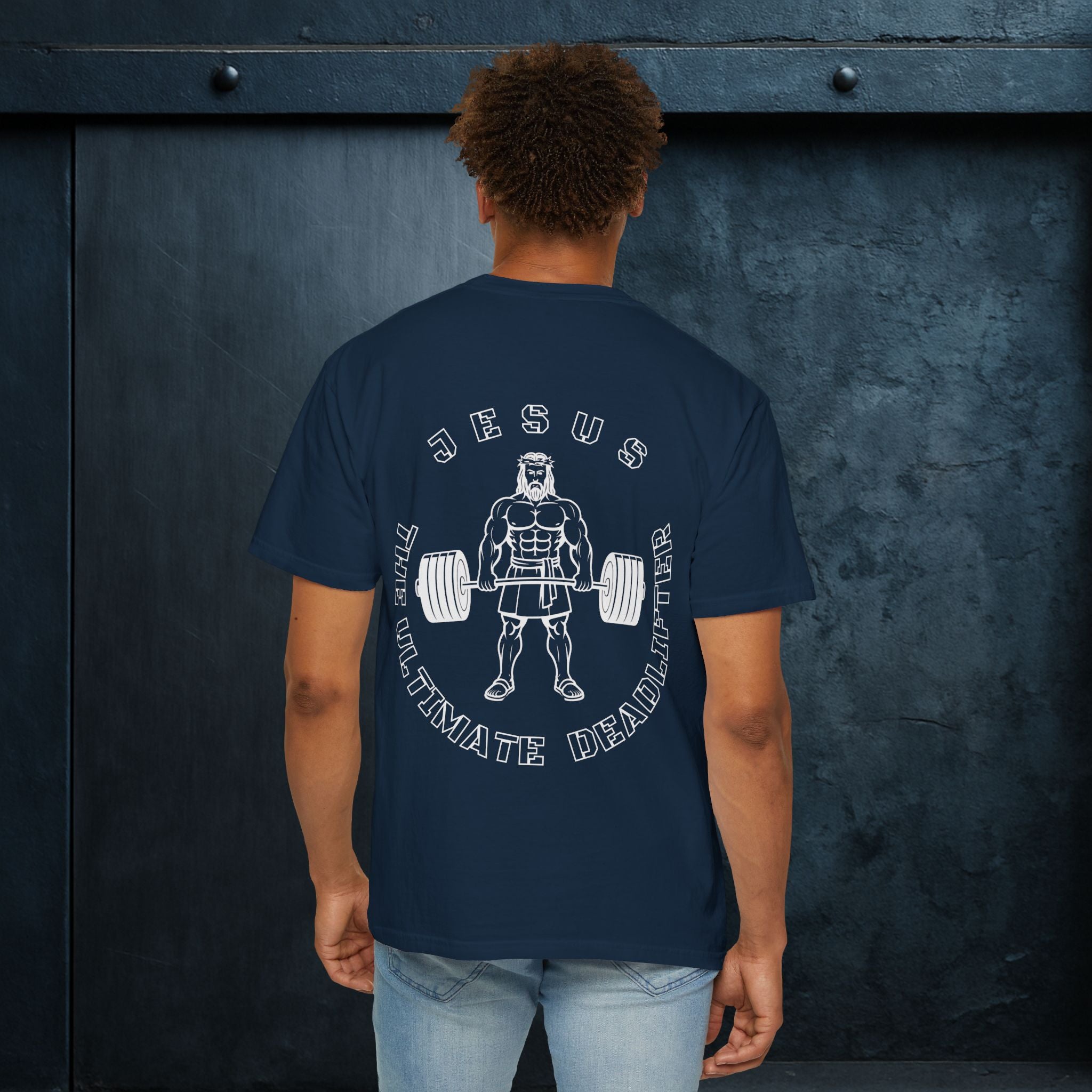 Forged By God Tee - Jesus The Ultimate Deadlifter