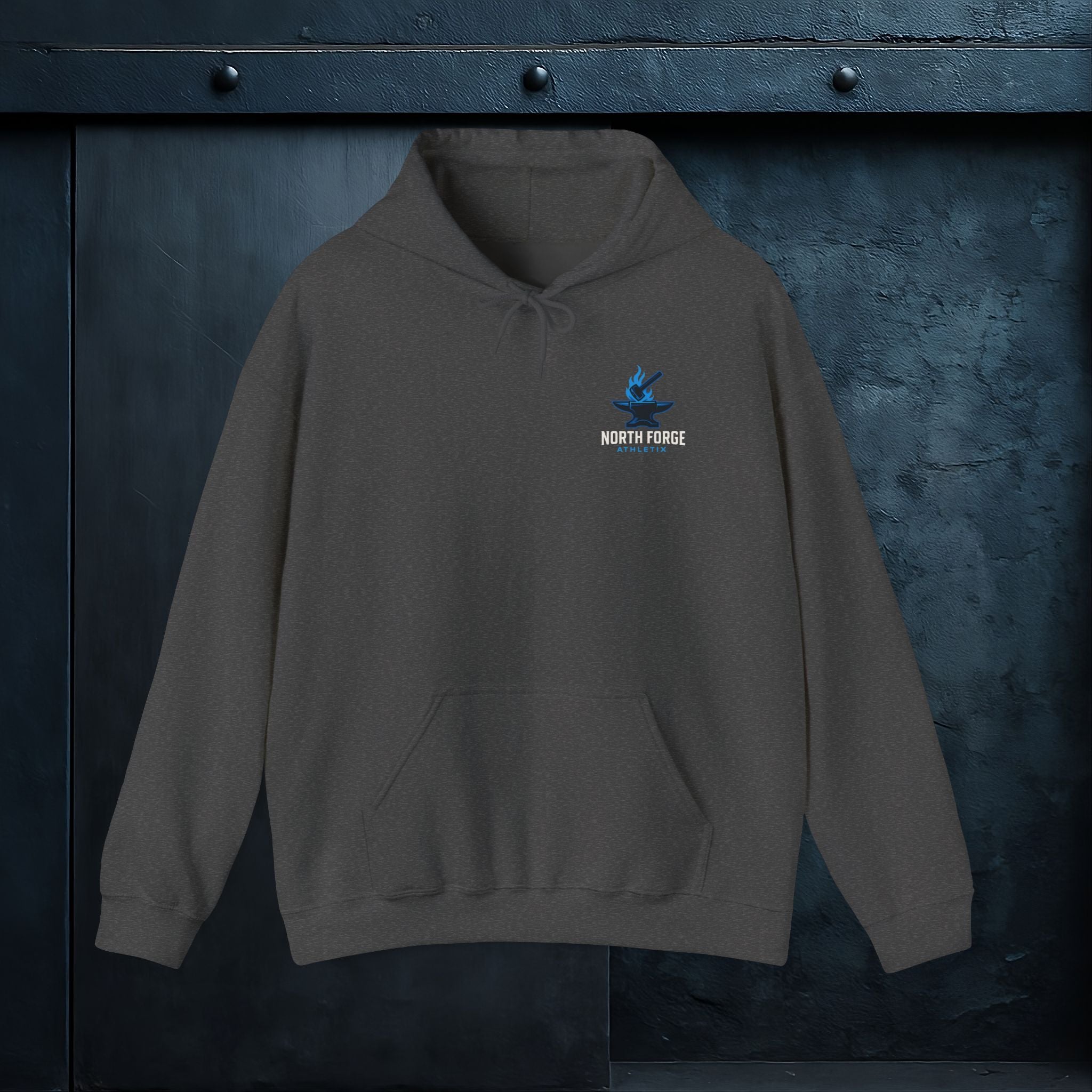 North Forge Athletix Hoodie – Cozy Gym Wear & Fitness Gift for Athletes