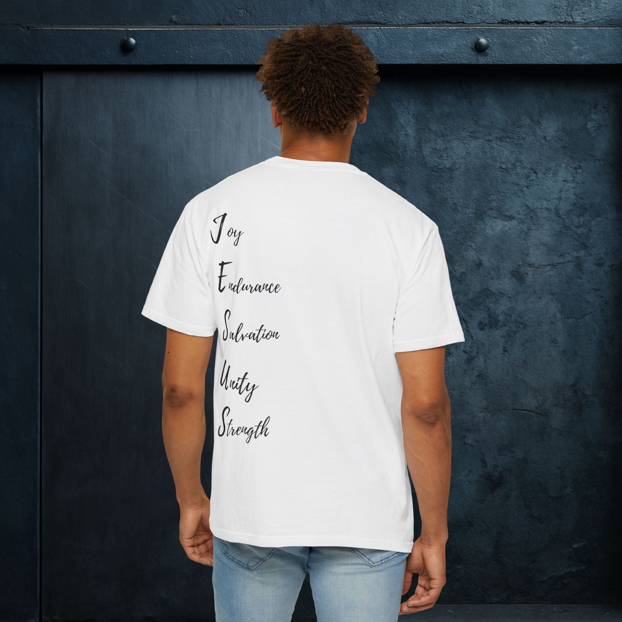 Forged By God Tee - J.E.S.U.S