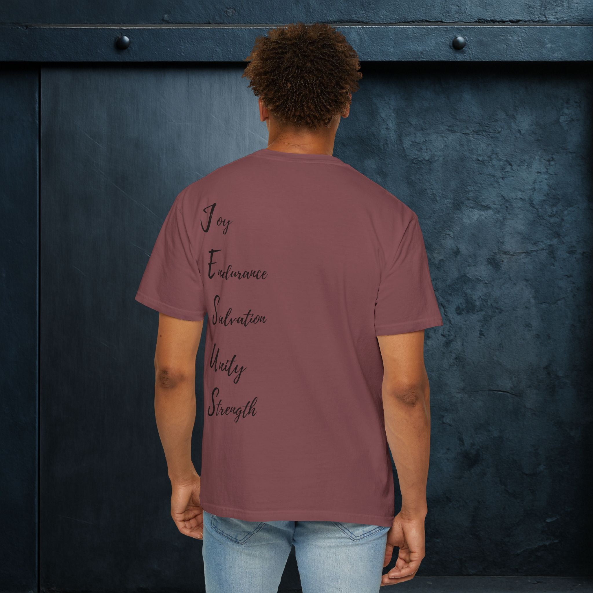 Forged By God Tee - J.E.S.U.S