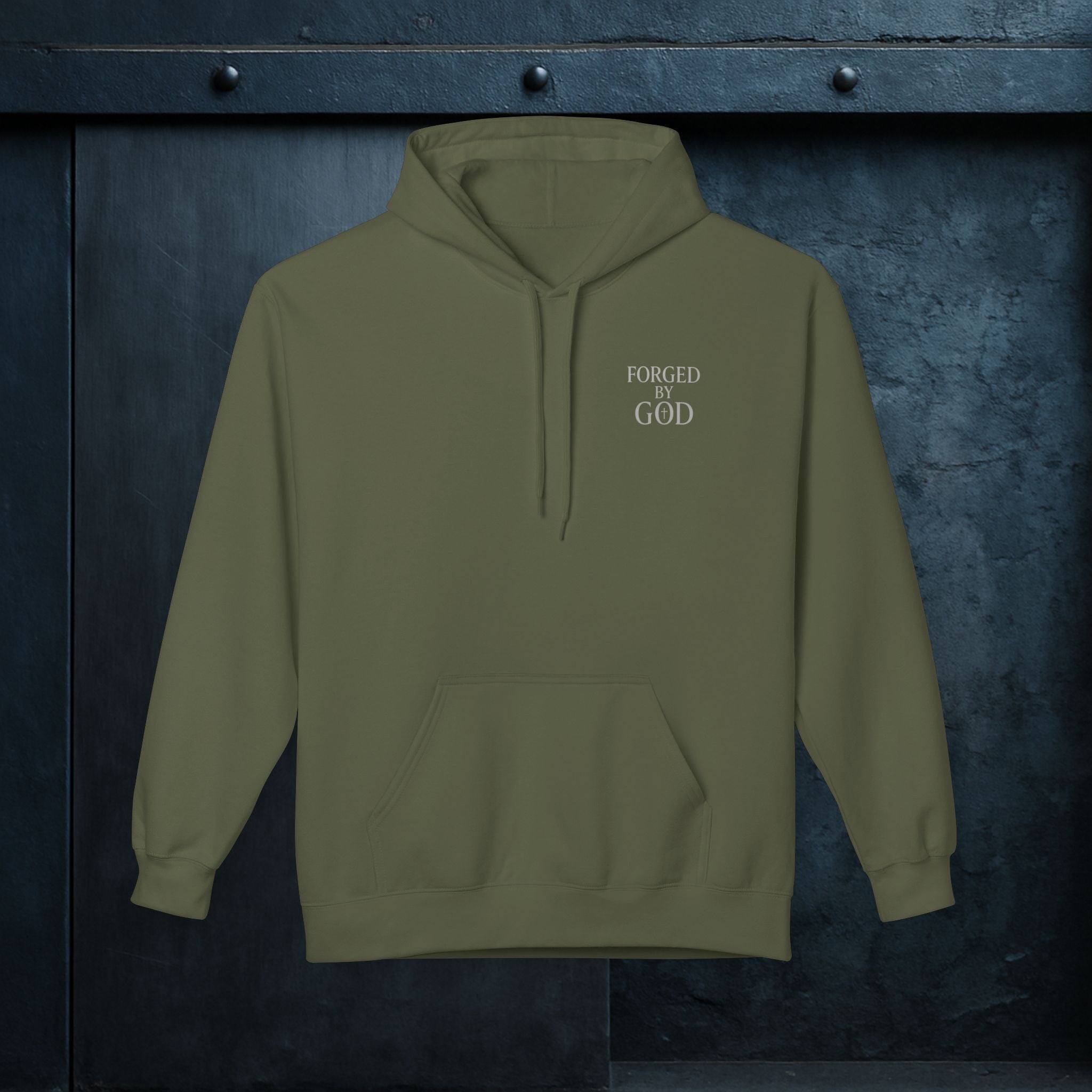 Forged By God Hoodie - He Forged Us