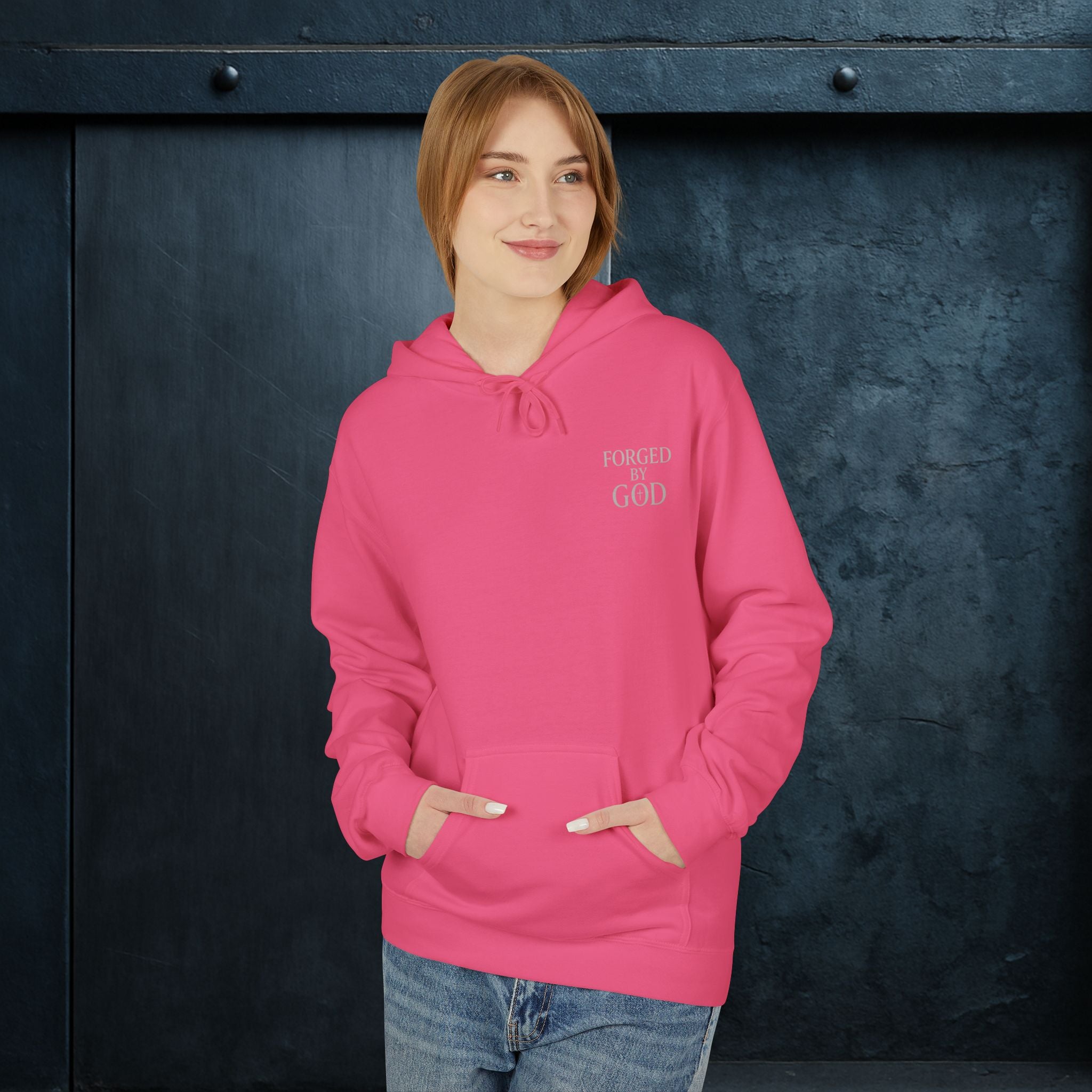 Forged By God Hoodie - J.E.S.U.S