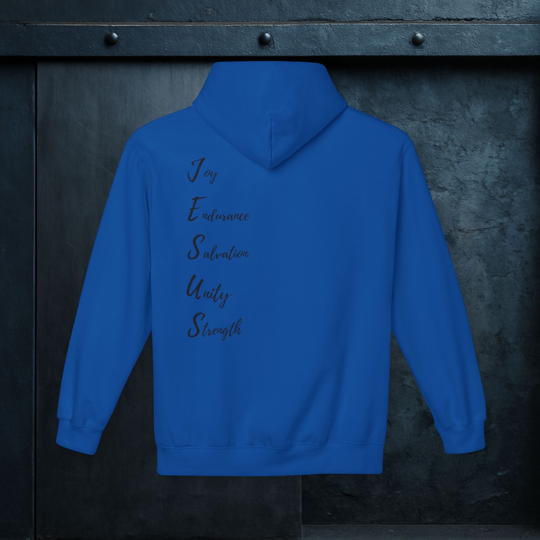 Forged By God Hoodie - J.E.S.U.S