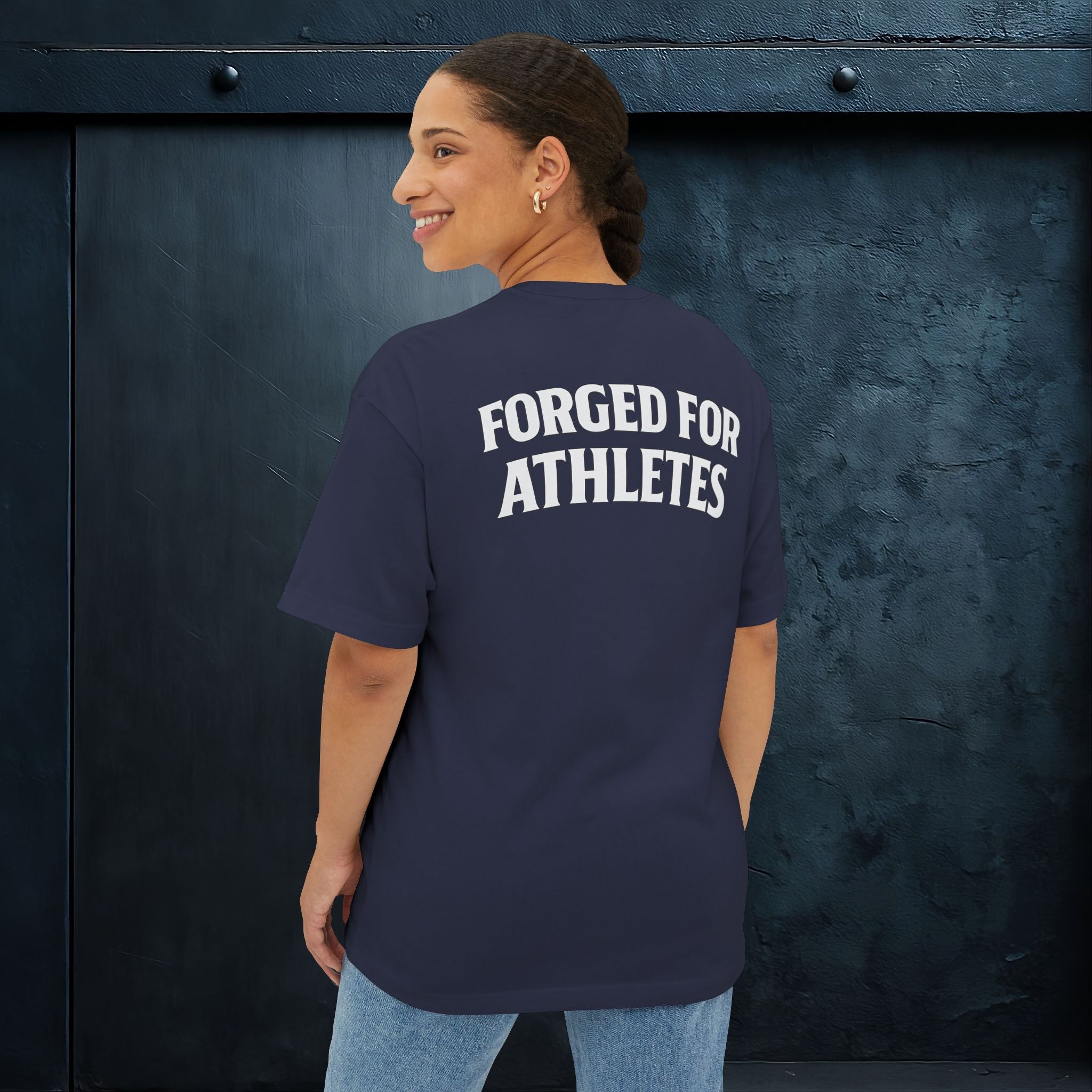 North Forge Athletix Graphic Oversized T-Shirt - Sports & Casual Tee