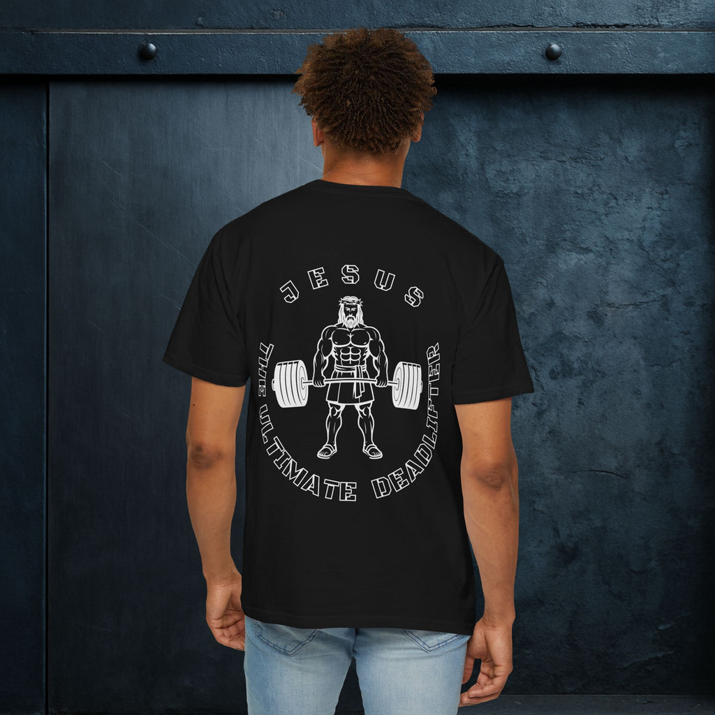 Forged By God Tee - Jesus The Ultimate Deadlifter