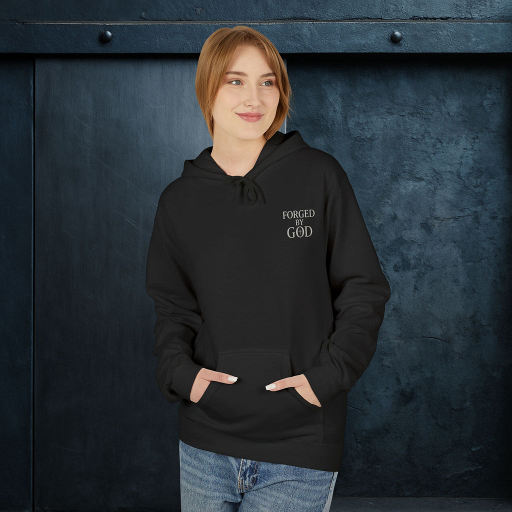 Forged By God Hoodie - Jesus The Ultimate Deadlifter