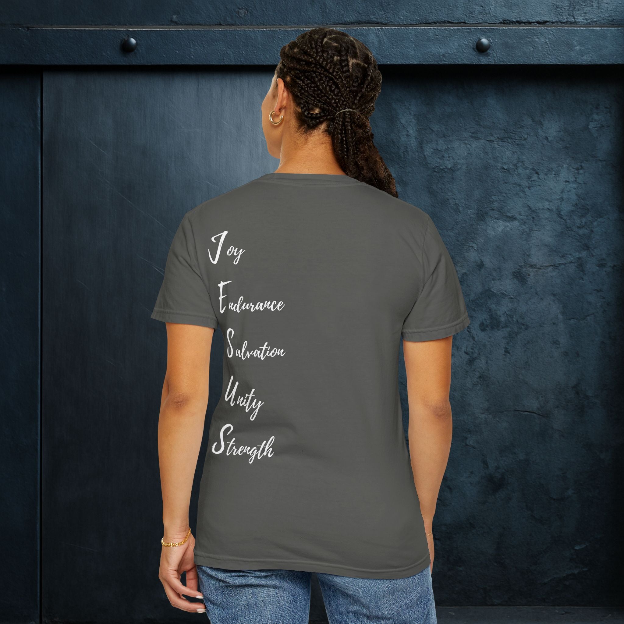 Forged By God Tee - J.E.S.U.S