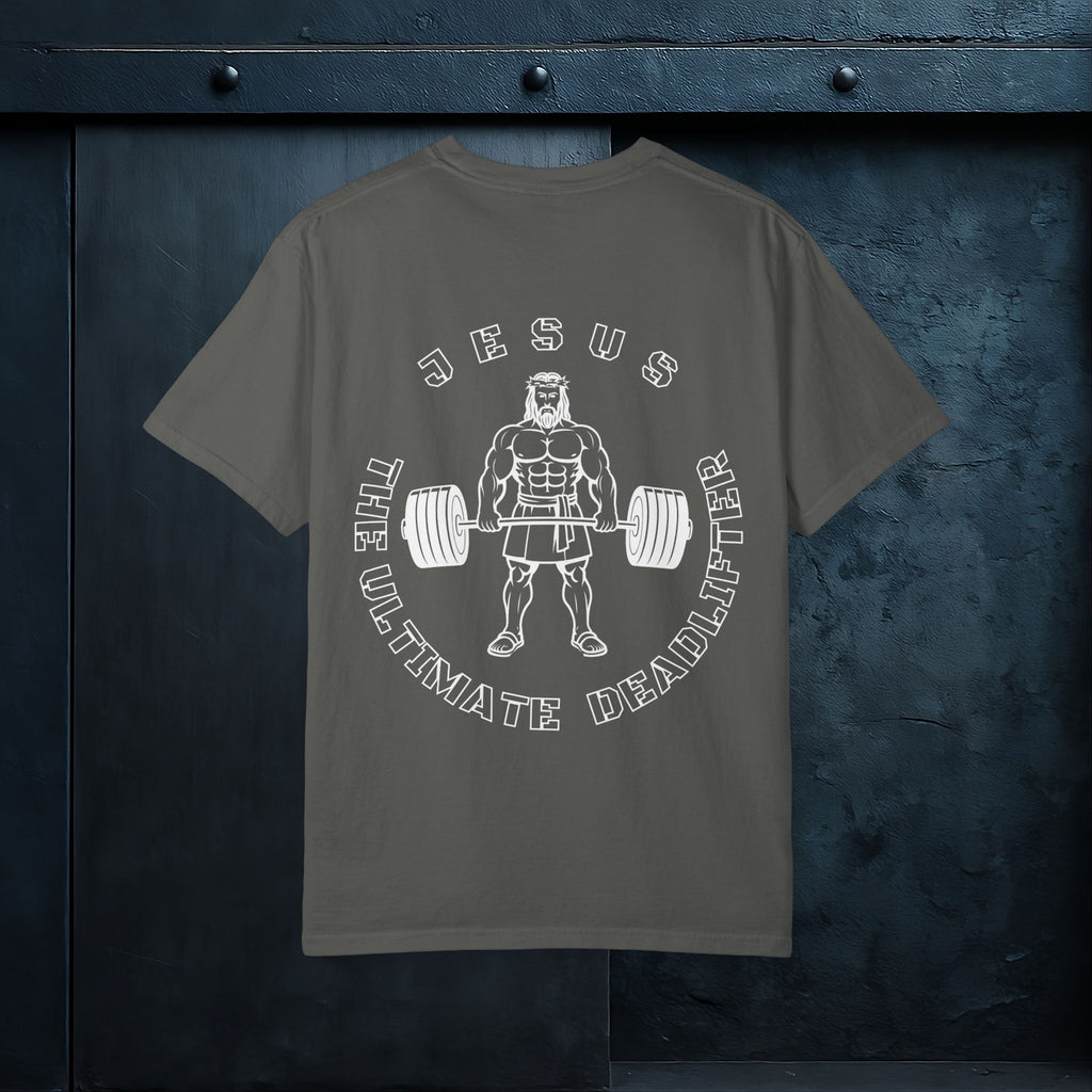 Forged By God Tee - Jesus The Ultimate Deadlifter