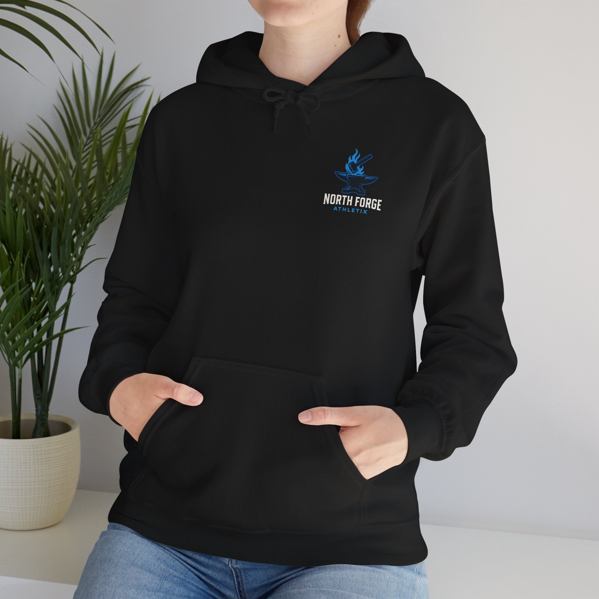 North Forge Athletix Hoodie – Cozy Gym Wear & Fitness Gift for Athletes