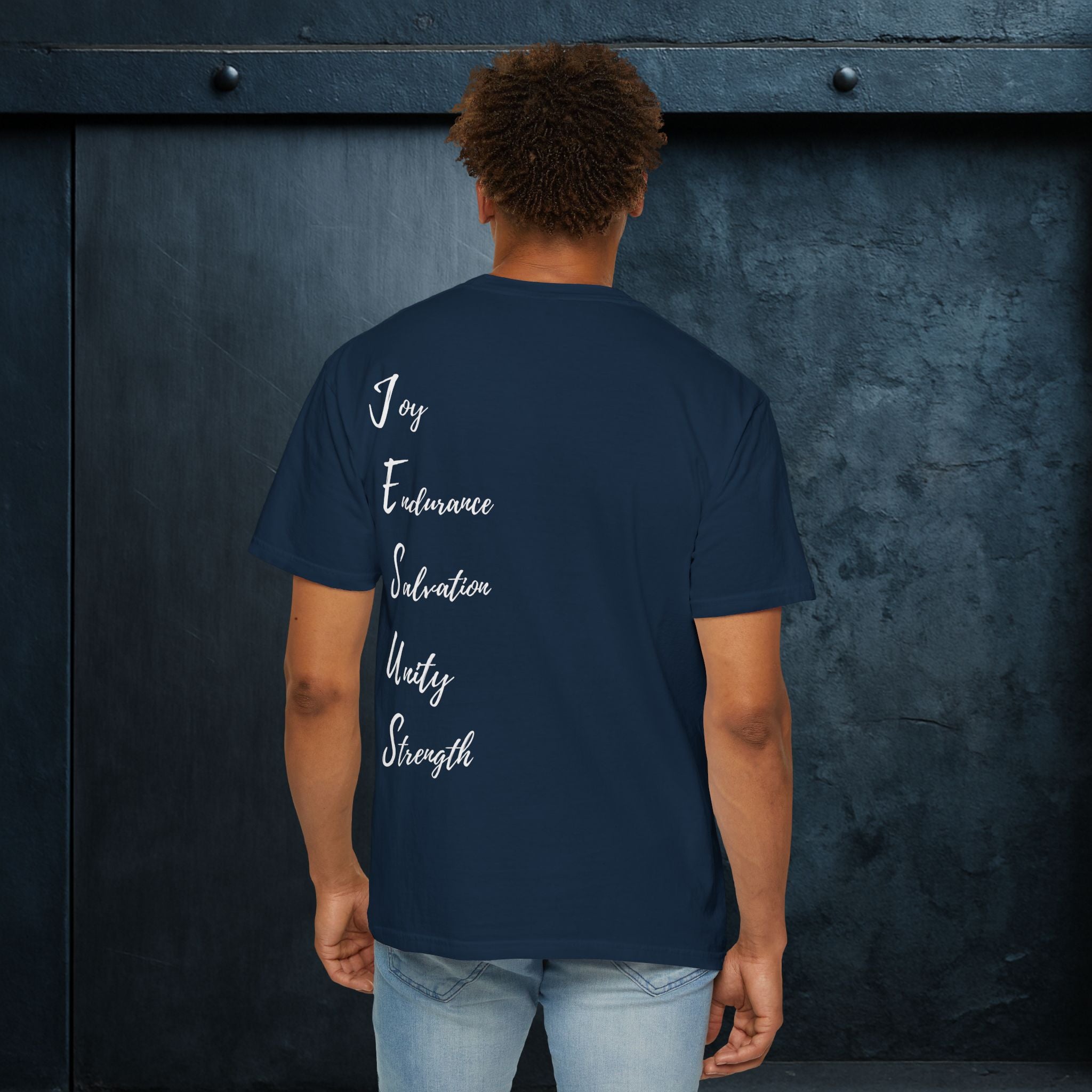 Forged By God Tee - J.E.S.U.S