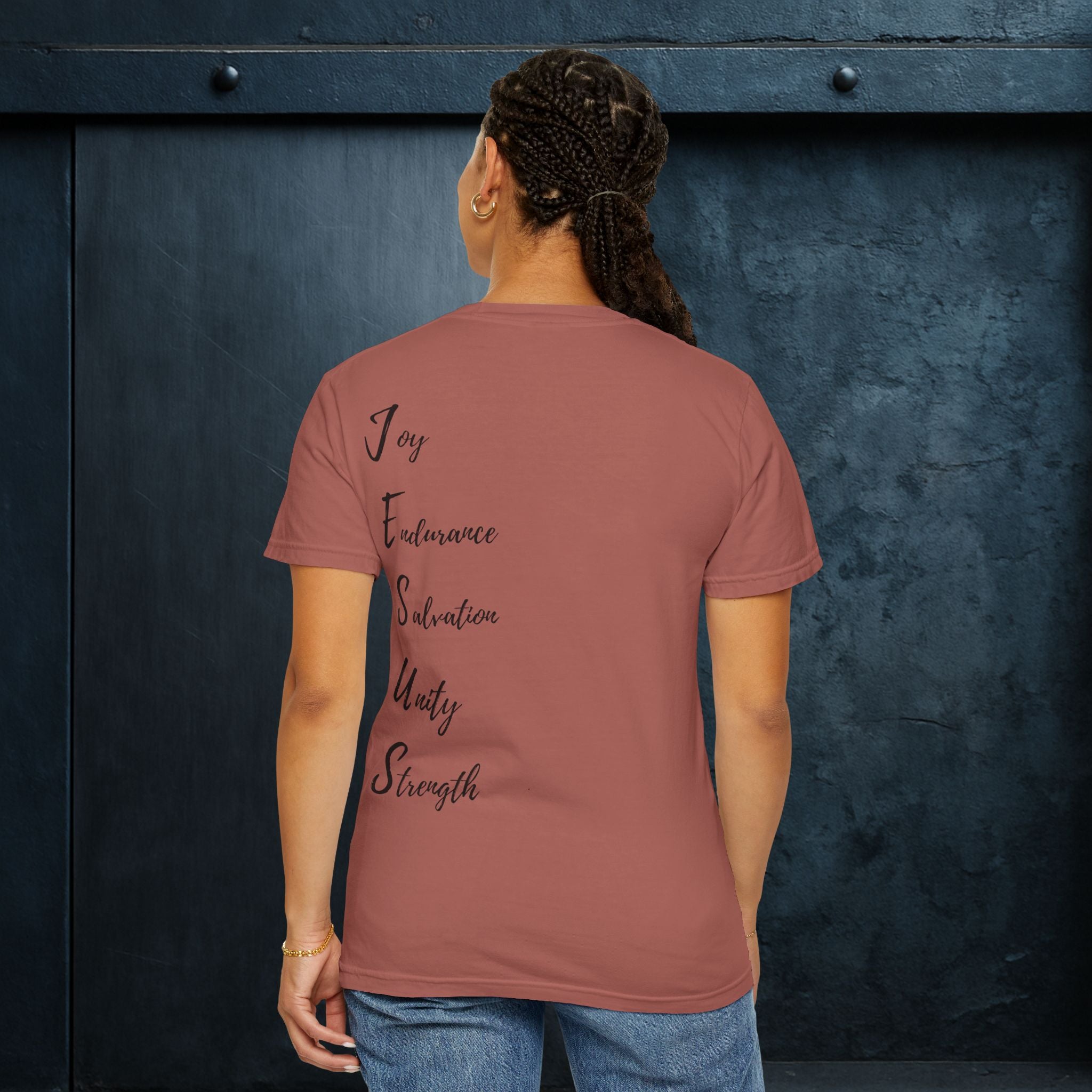 Forged By God Tee - J.E.S.U.S