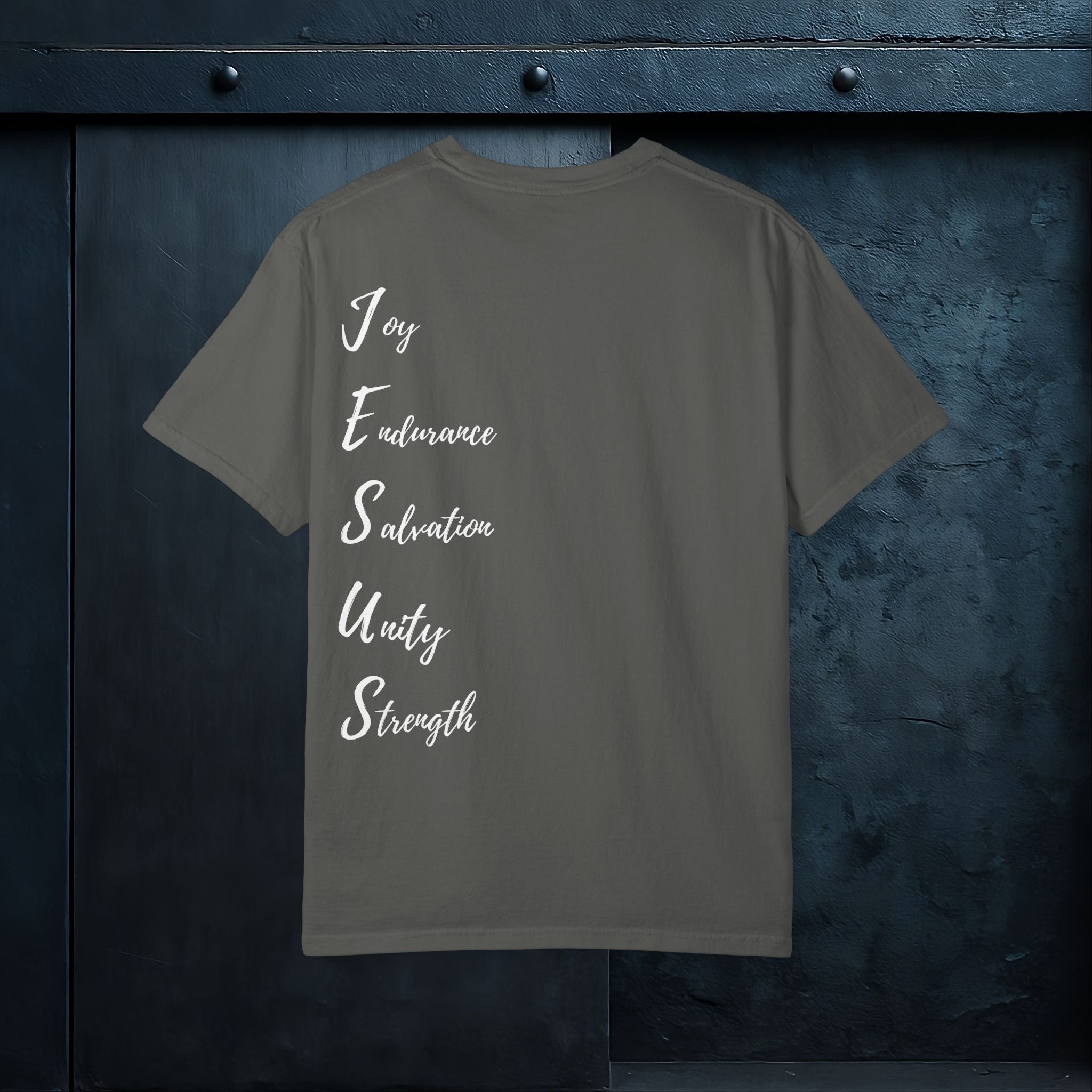 Forged By God Tee - J.E.S.U.S