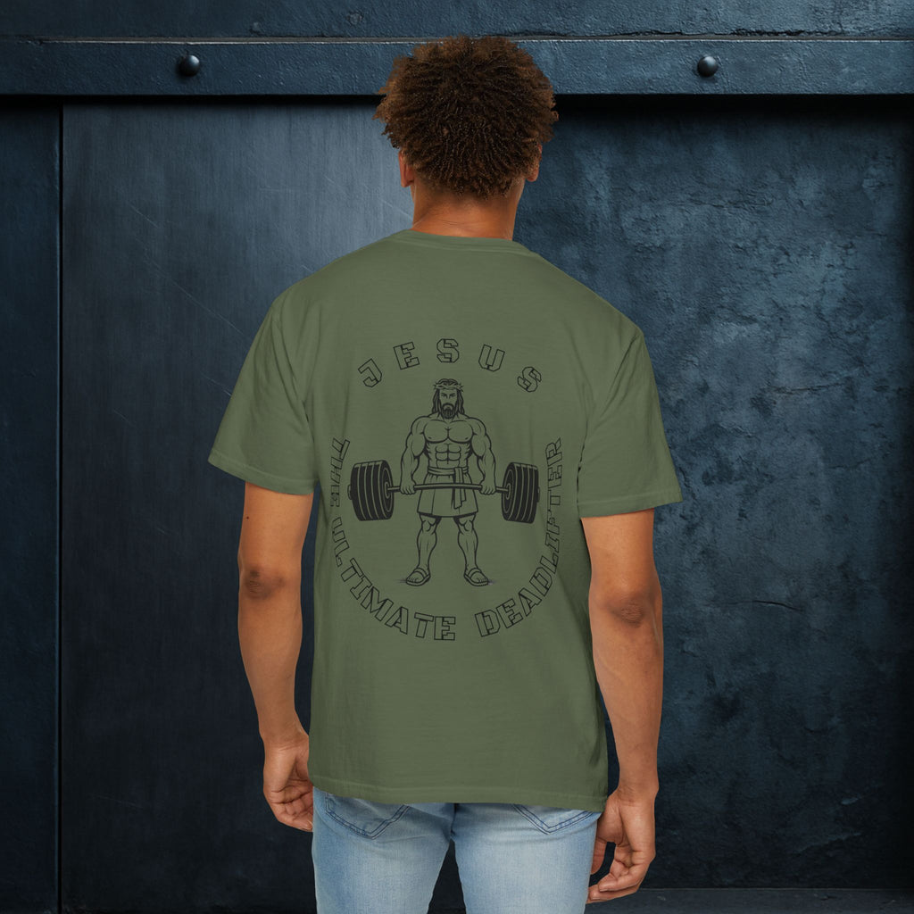Forged By God Tee - Jesus The Ultimate Deadlifter