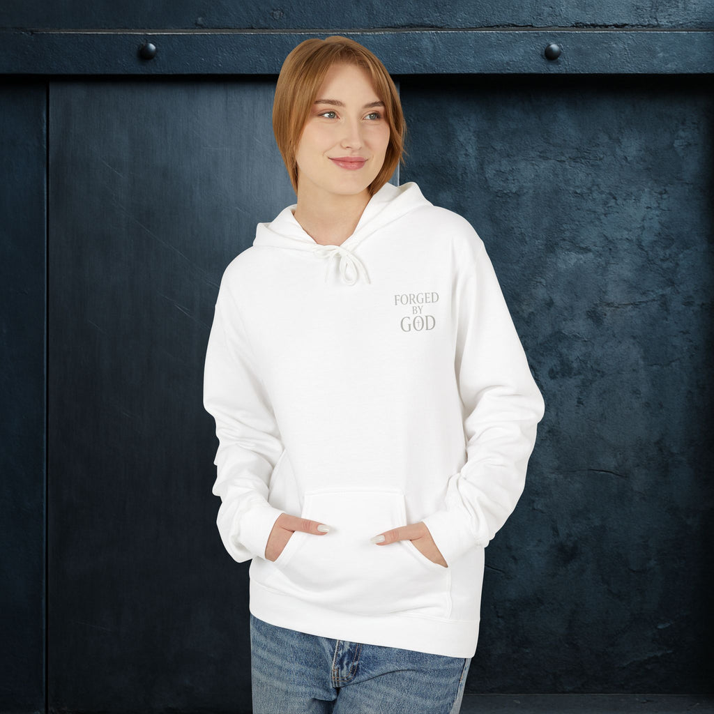 Forged By God Hoodie - Jesus The Ultimate Deadlifter