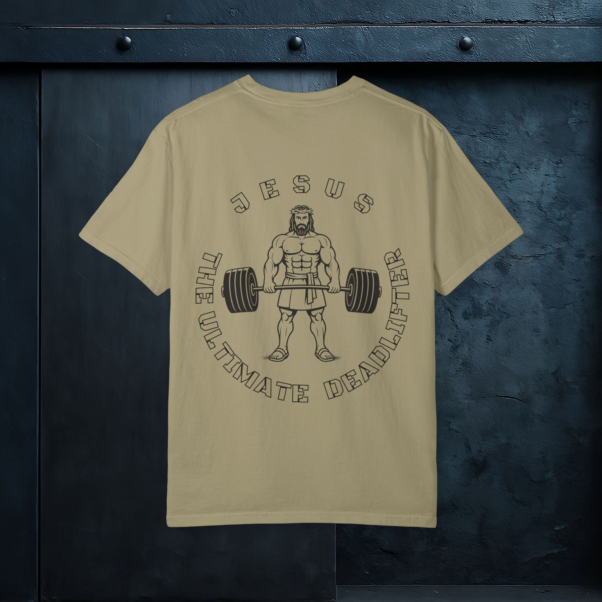 Forged By God Tee - Jesus The Ultimate Deadlifter