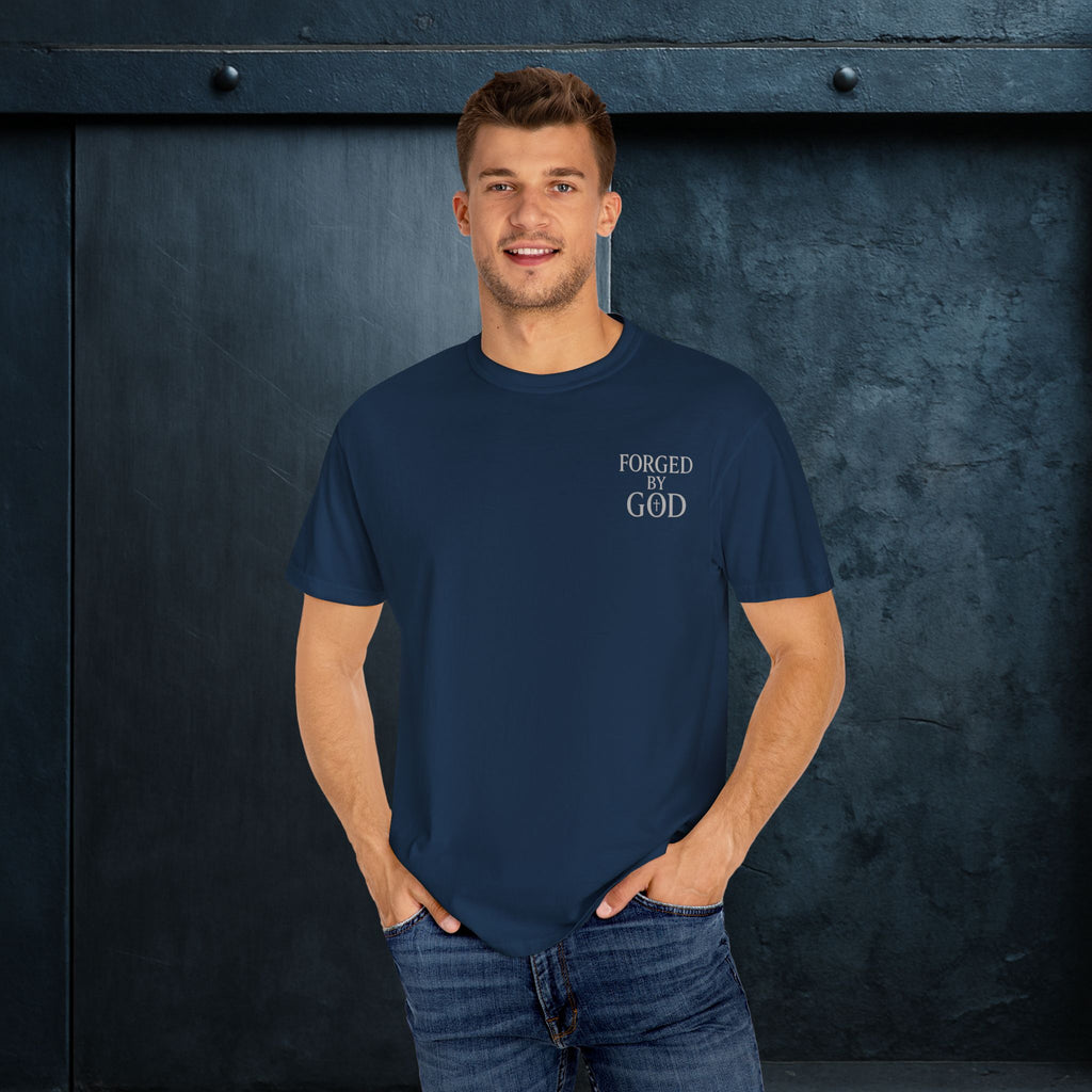 Forged By God Tee - Jesus The Ultimate Deadlifter