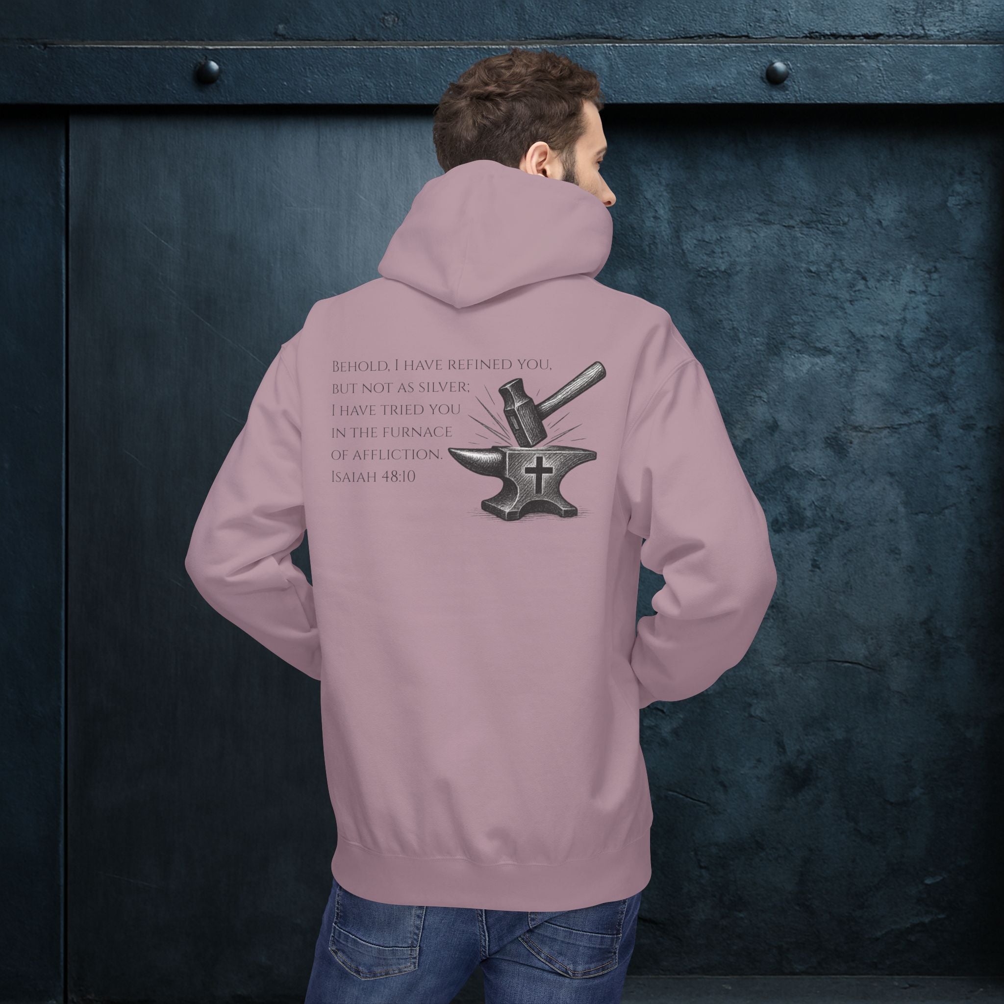 Forged By God Hoodie - He Forged Us
