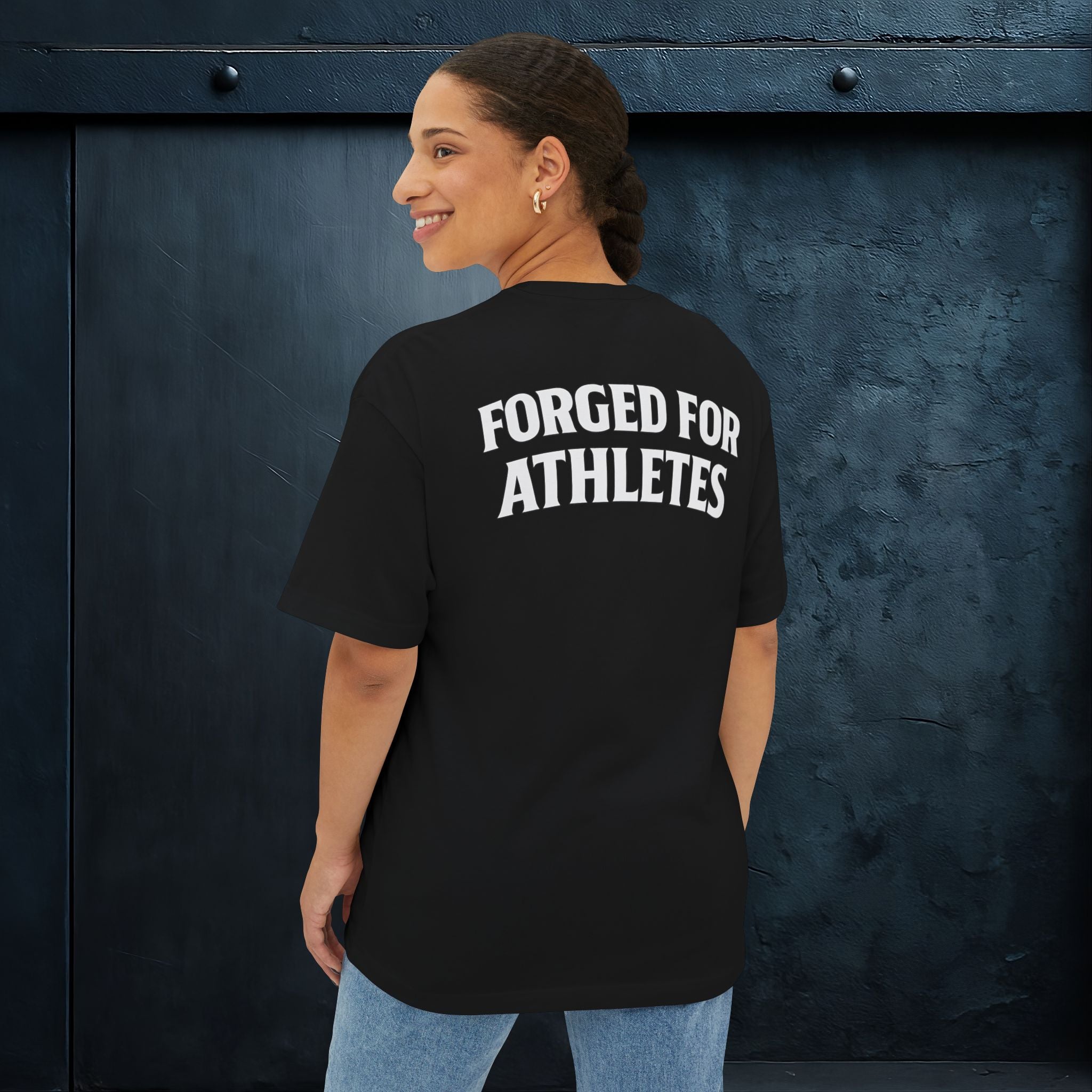 North Forge Athletix Graphic Oversized T-Shirt - Sports & Casual Tee