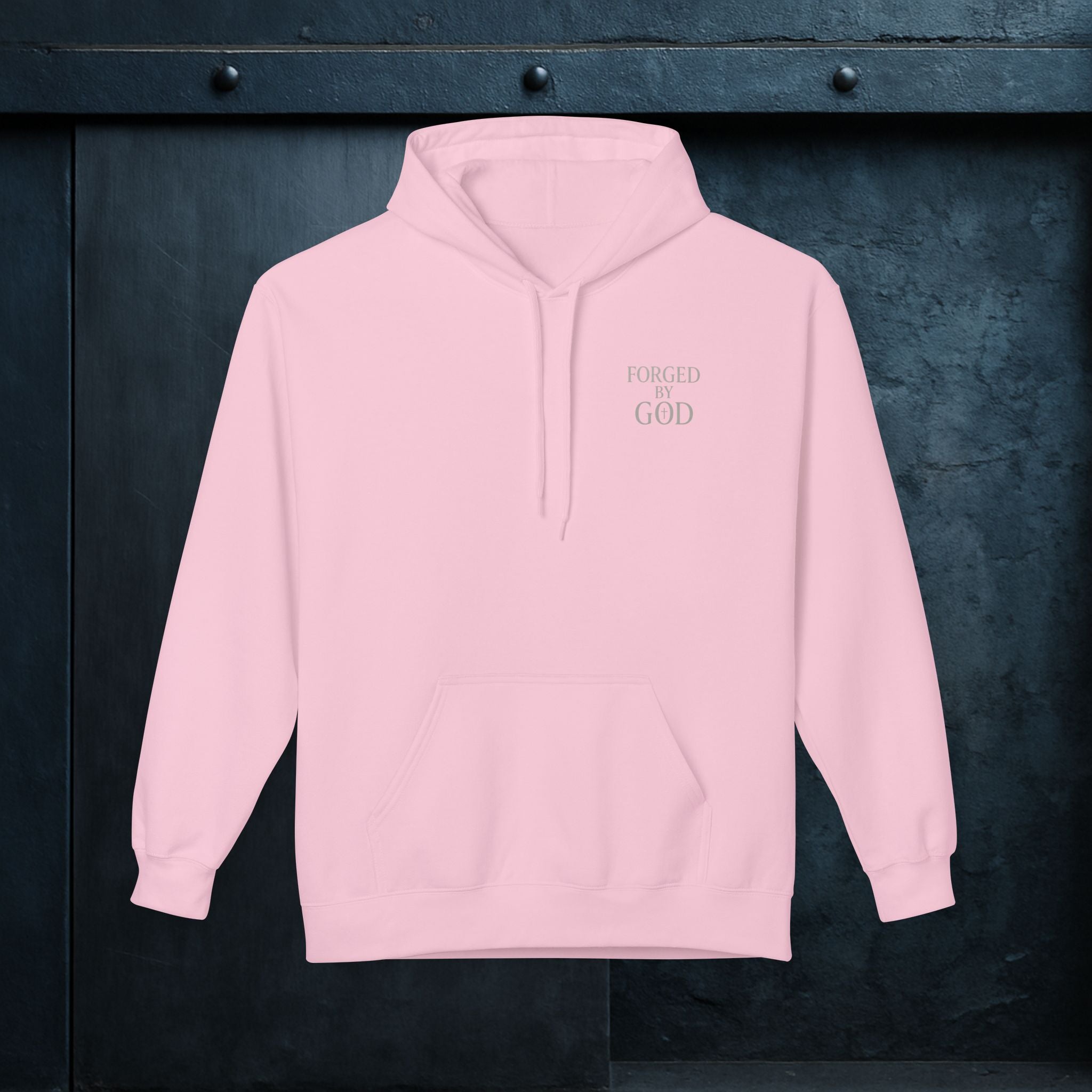 Forged By God Hoodie - Jesus The Ultimate Deadlifter